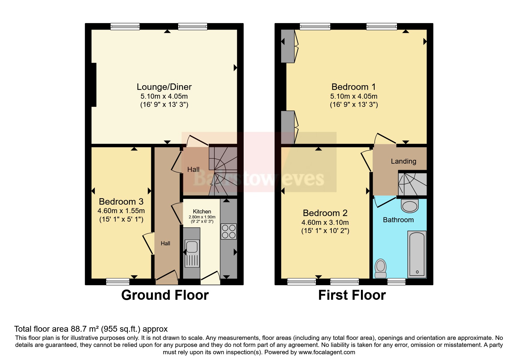 358, Lower Addiscombe Road, Surrey floorplan