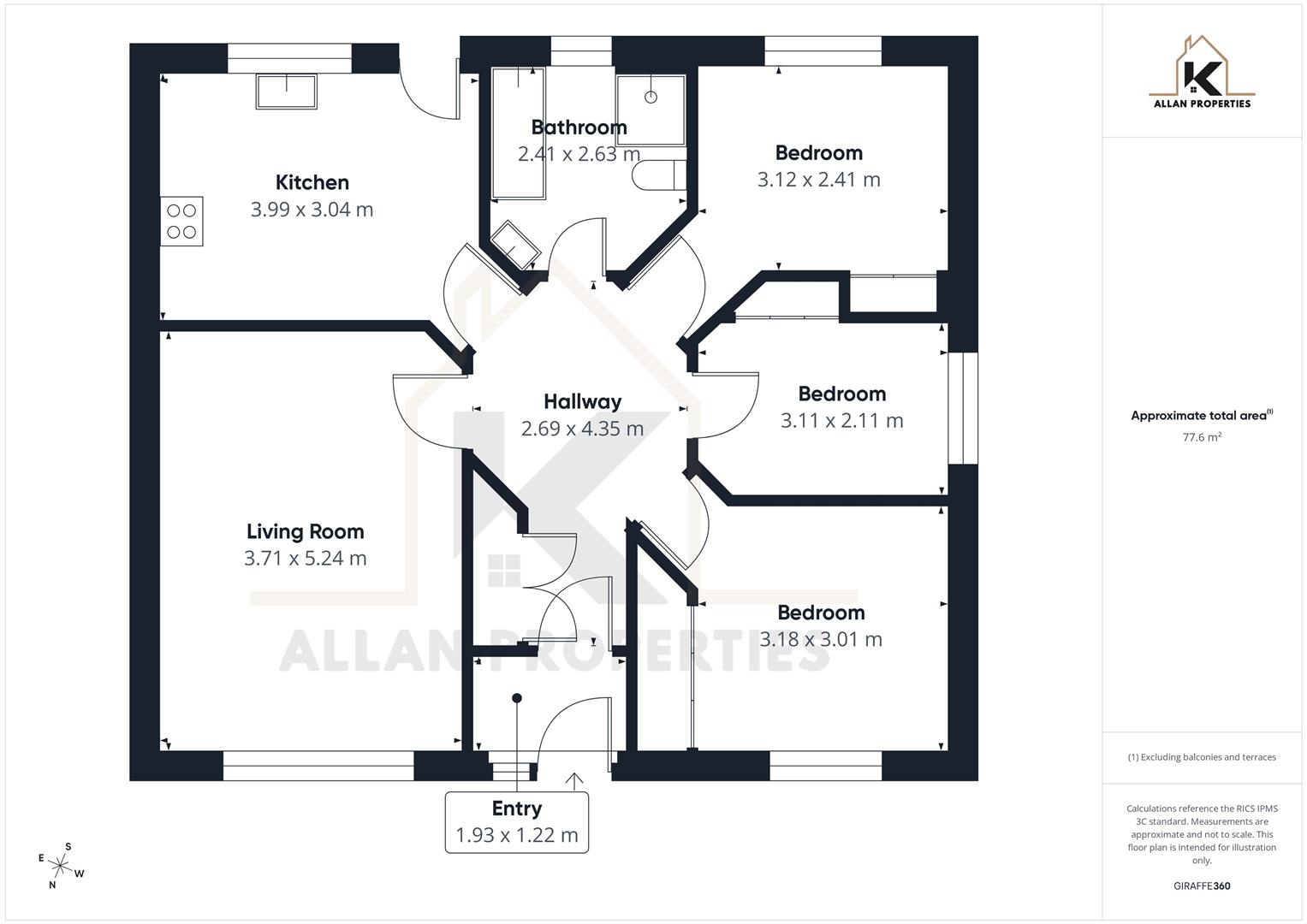 11, 11 Rosebank, Kirkwall floorplan