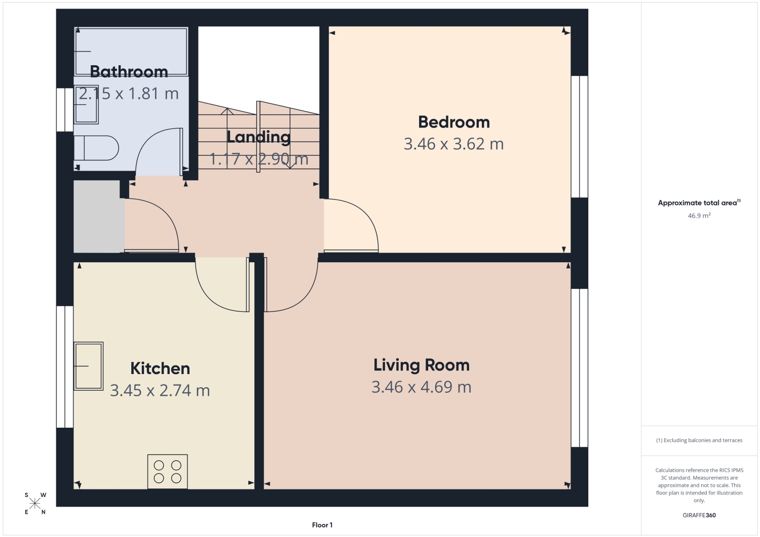 14, Glen Vale, Dronfield floorplan