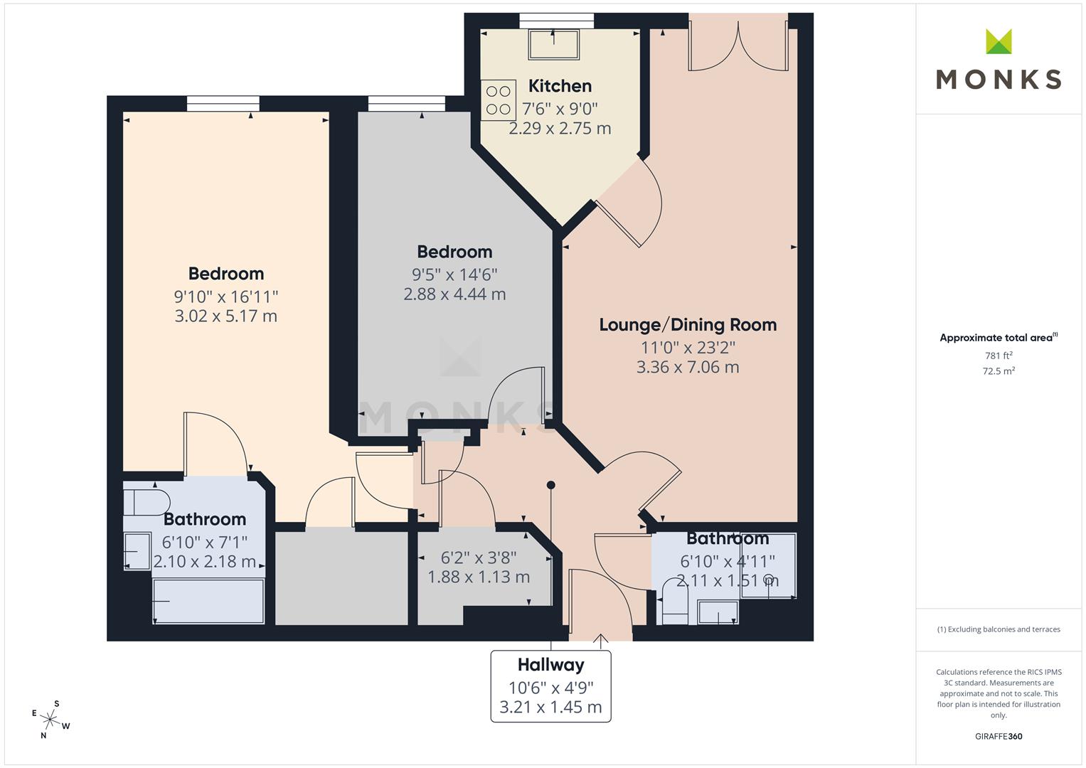 Apartment 14, Lock Court,, Shrewsbury floorplan