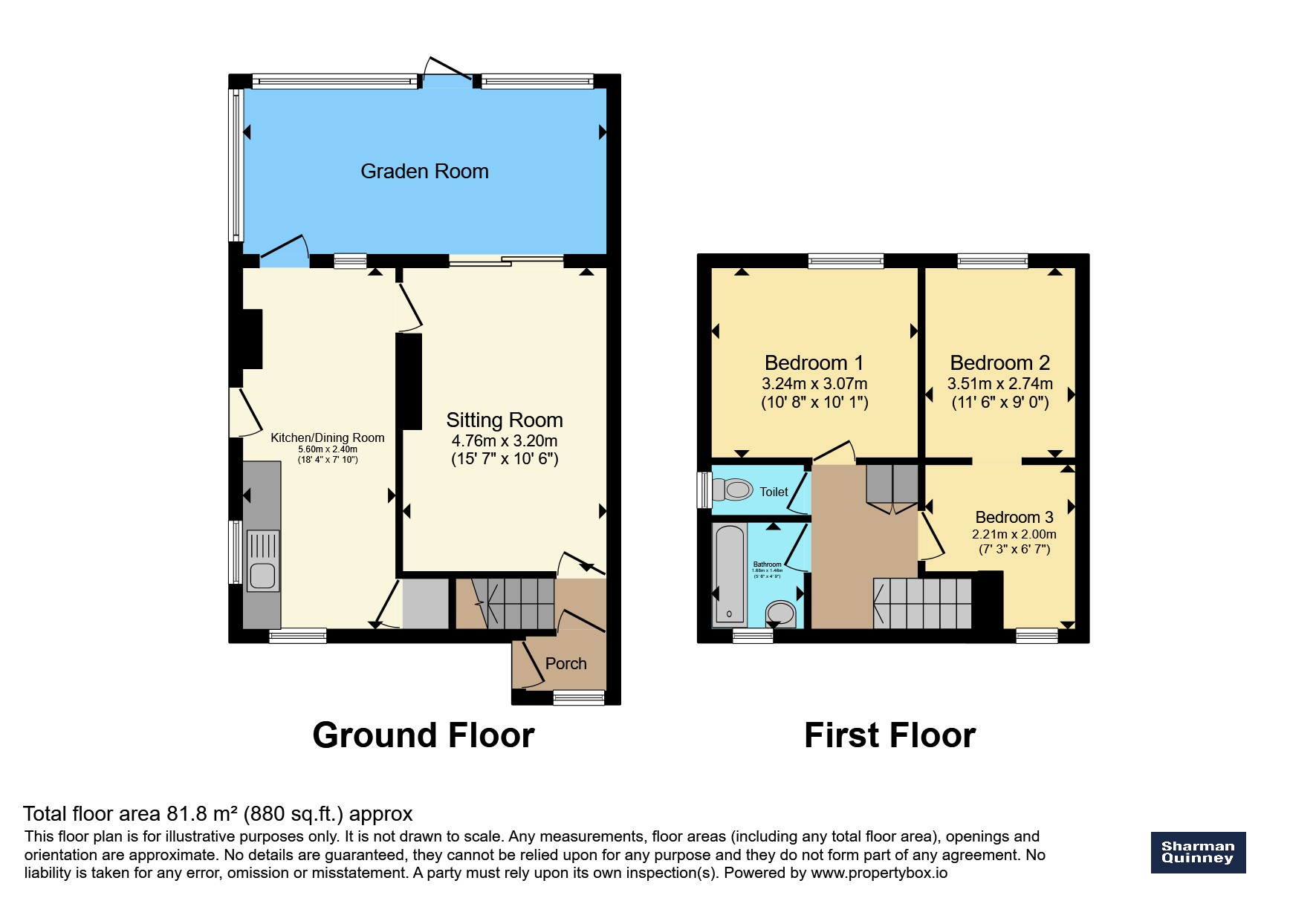 219, Eastern Avenue, Peterborough floorplan