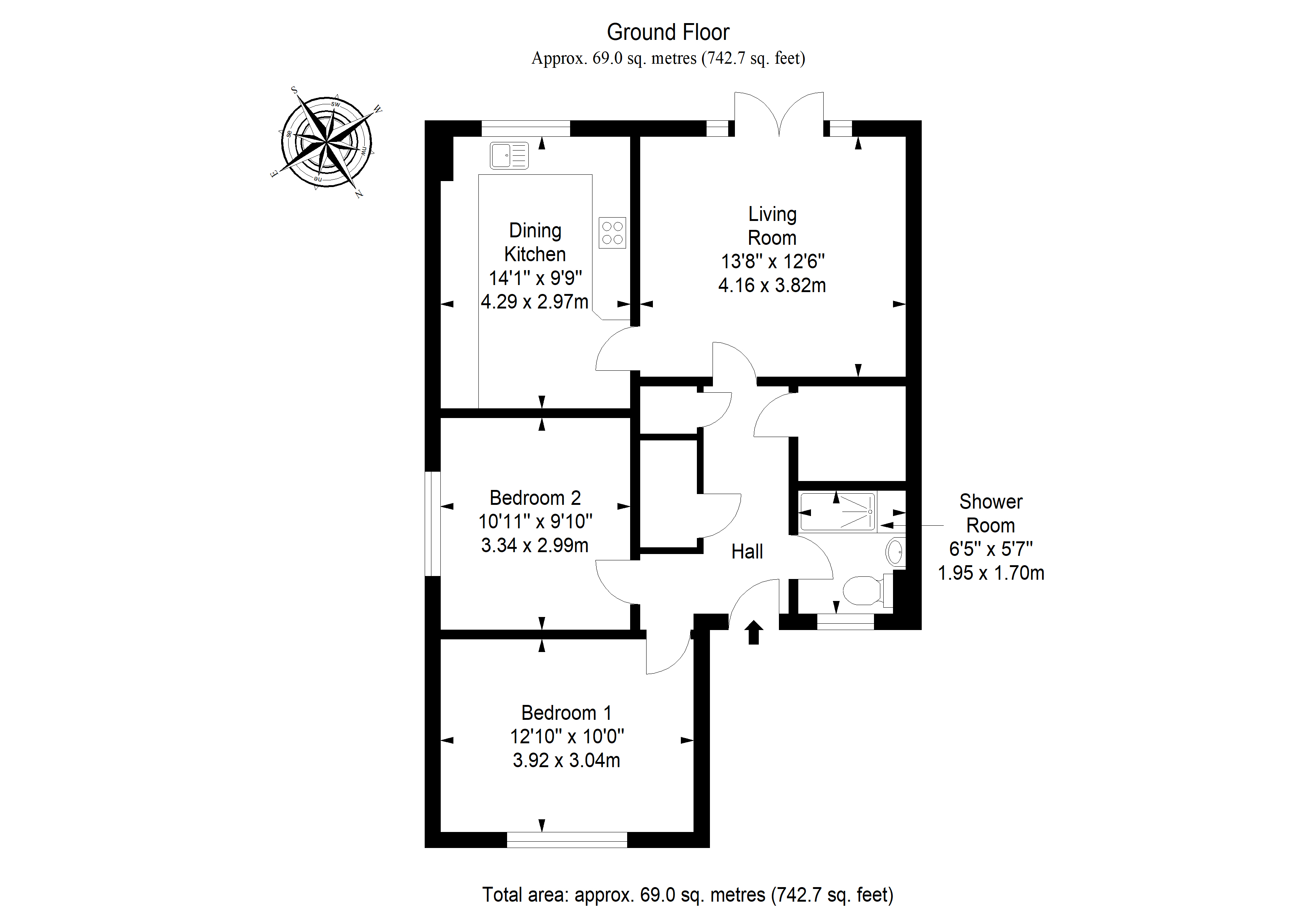 Bridgeside Avenue, Whitburn floorplan