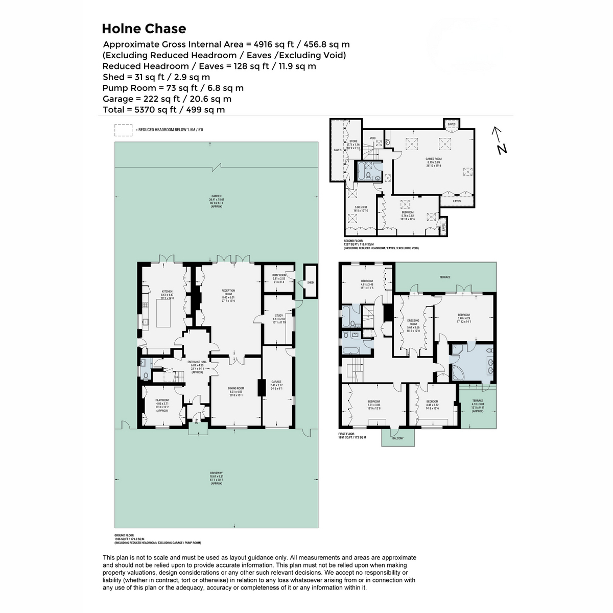 6, Holne Chase, London floorplan