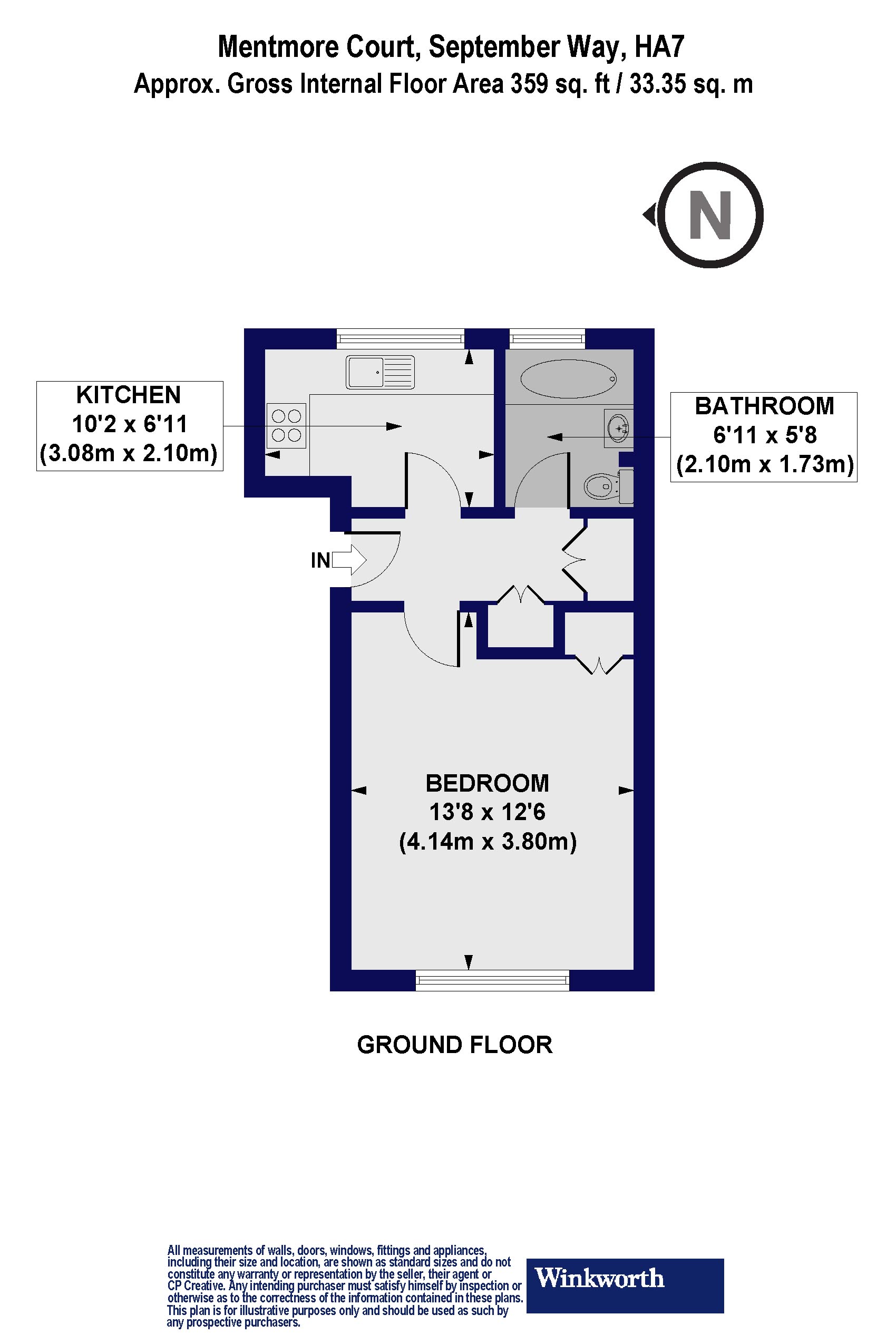 September Way, London floorplan