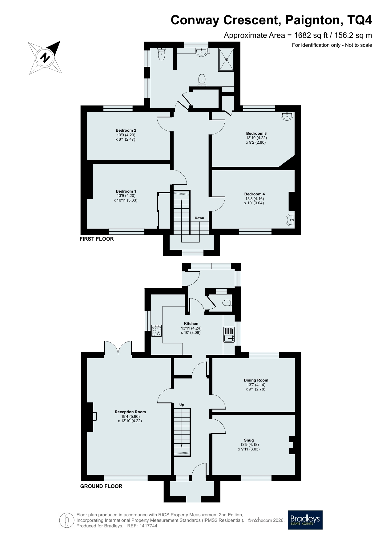 6, Conway Crescent, Devon floorplan