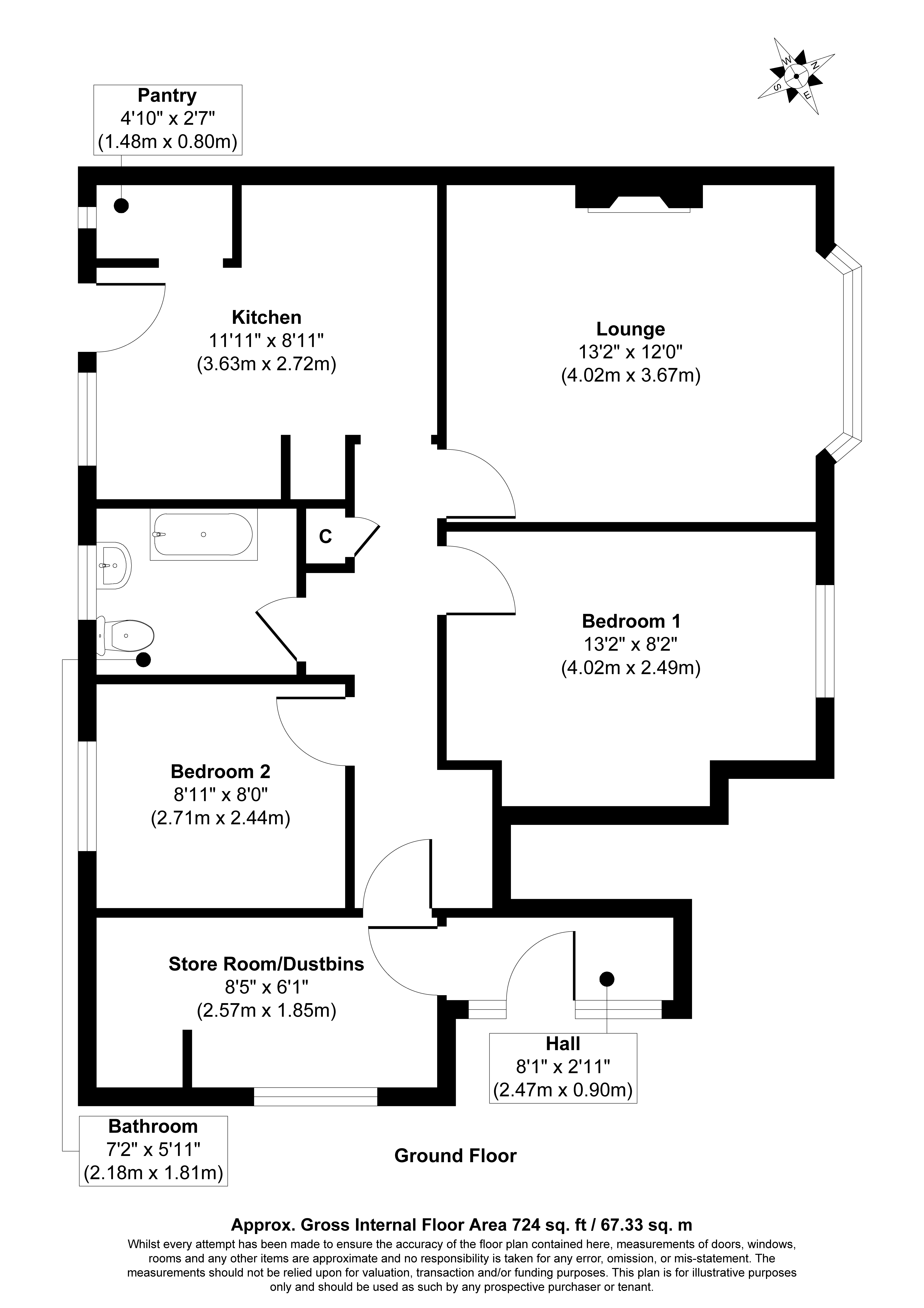162, Valley Road, Carlton floorplan