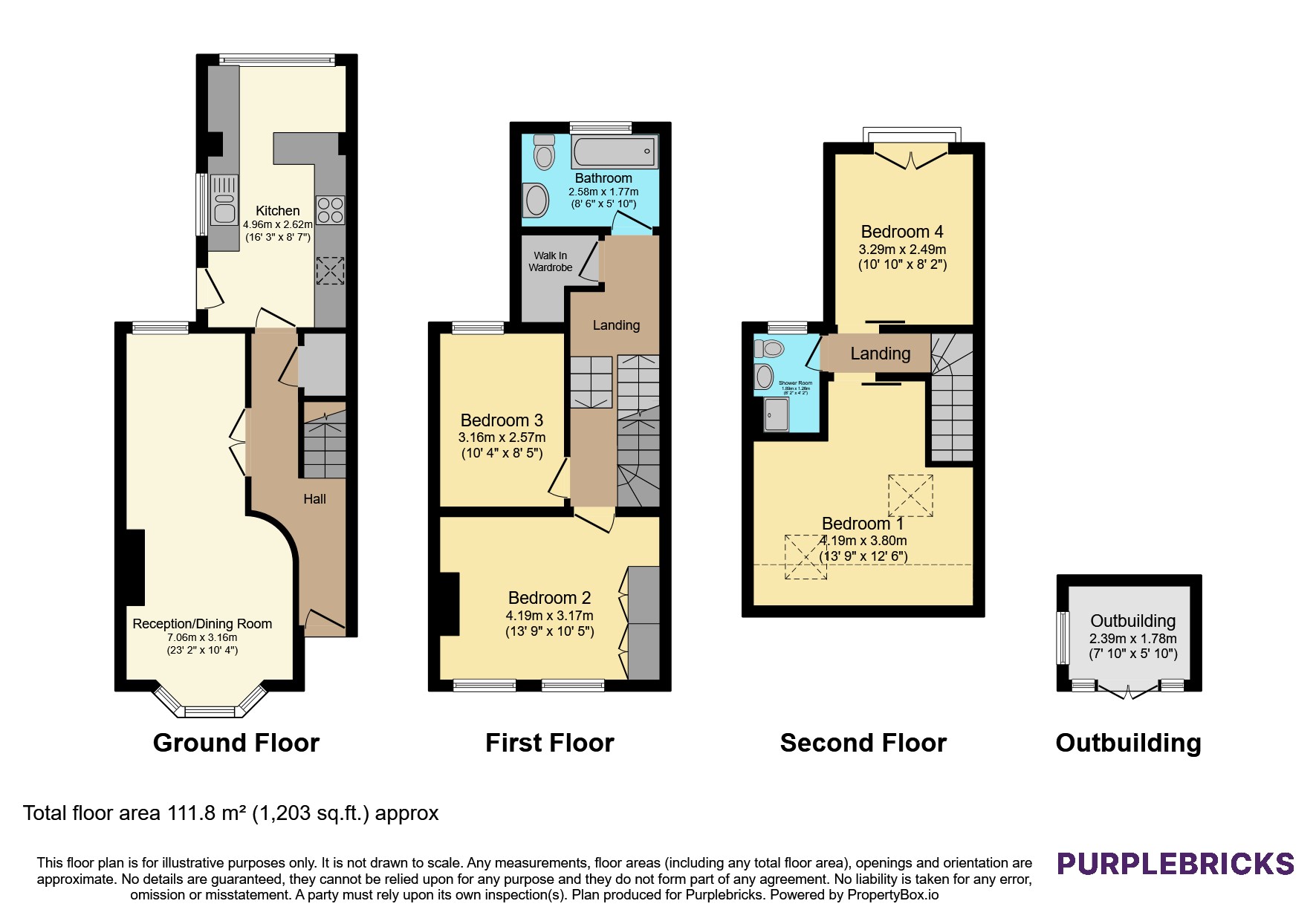12, Trevor Road, London floorplan