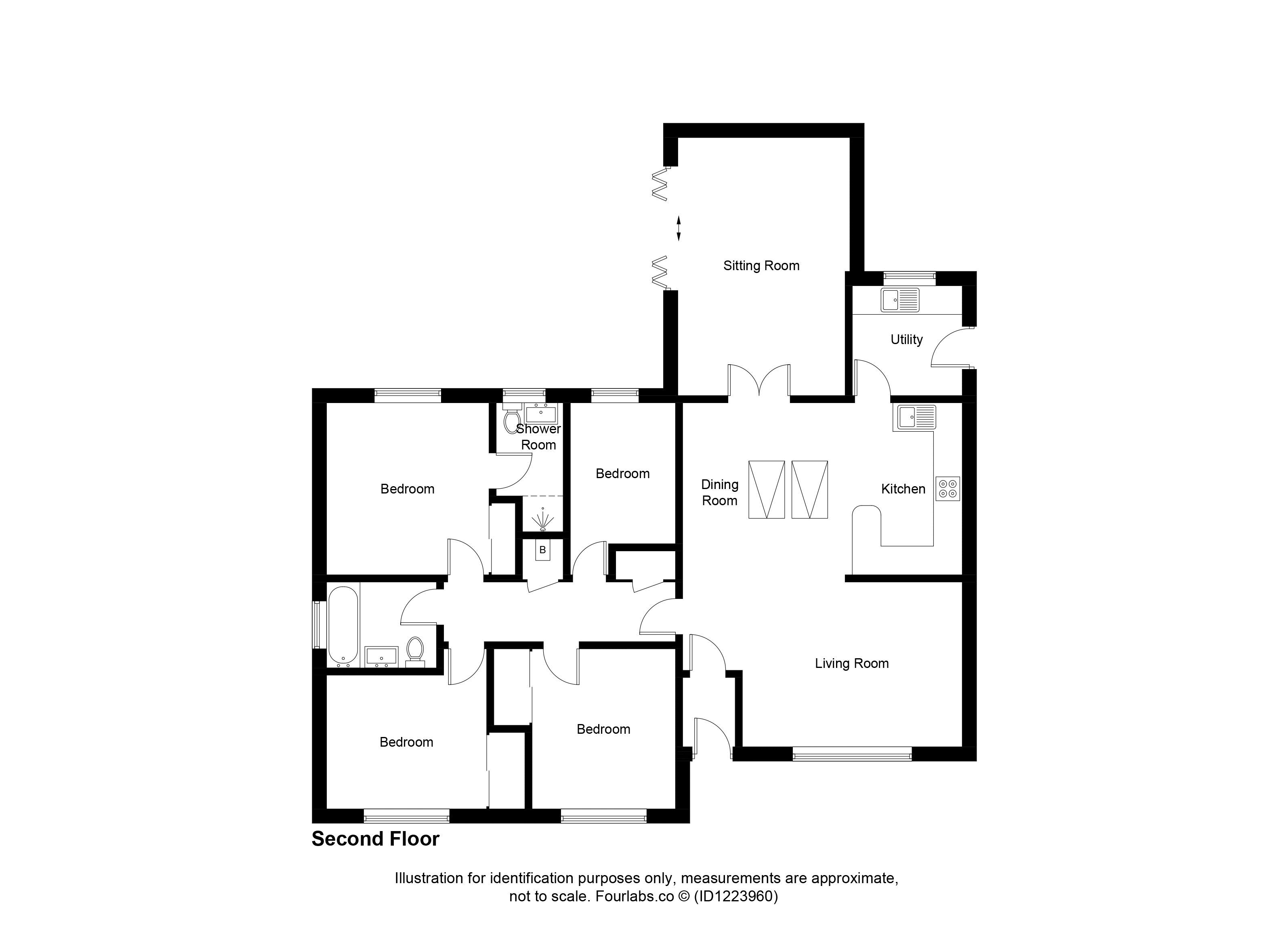 3, Orchard Gardens, Kinghorn floorplan