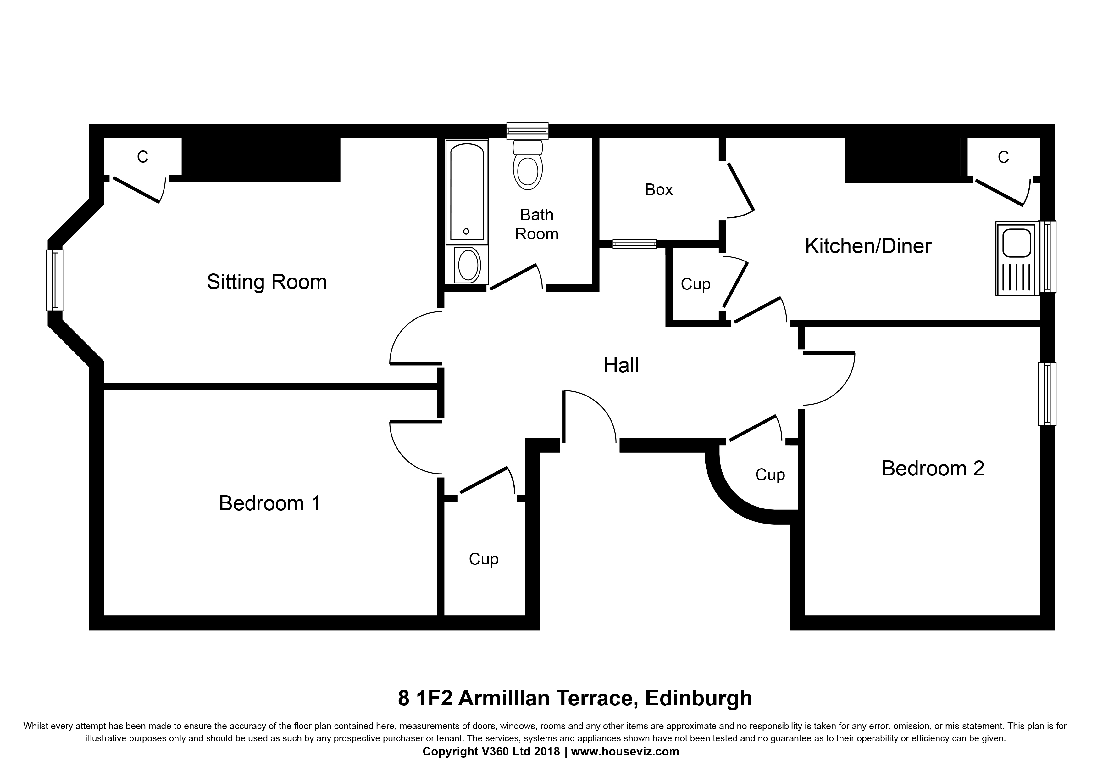 2 Bedrooms Flat for sale in Ardmillan Terrace, Edinburgh EH11