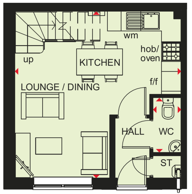 H8845546, Kingsgate, Bridlington floorplan