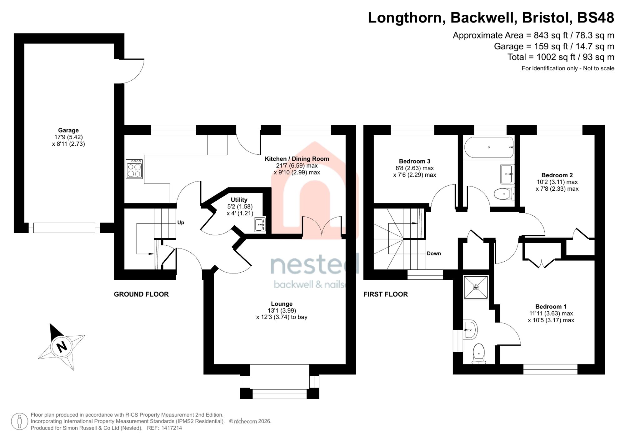 39 Longthorn, Bristol floorplan