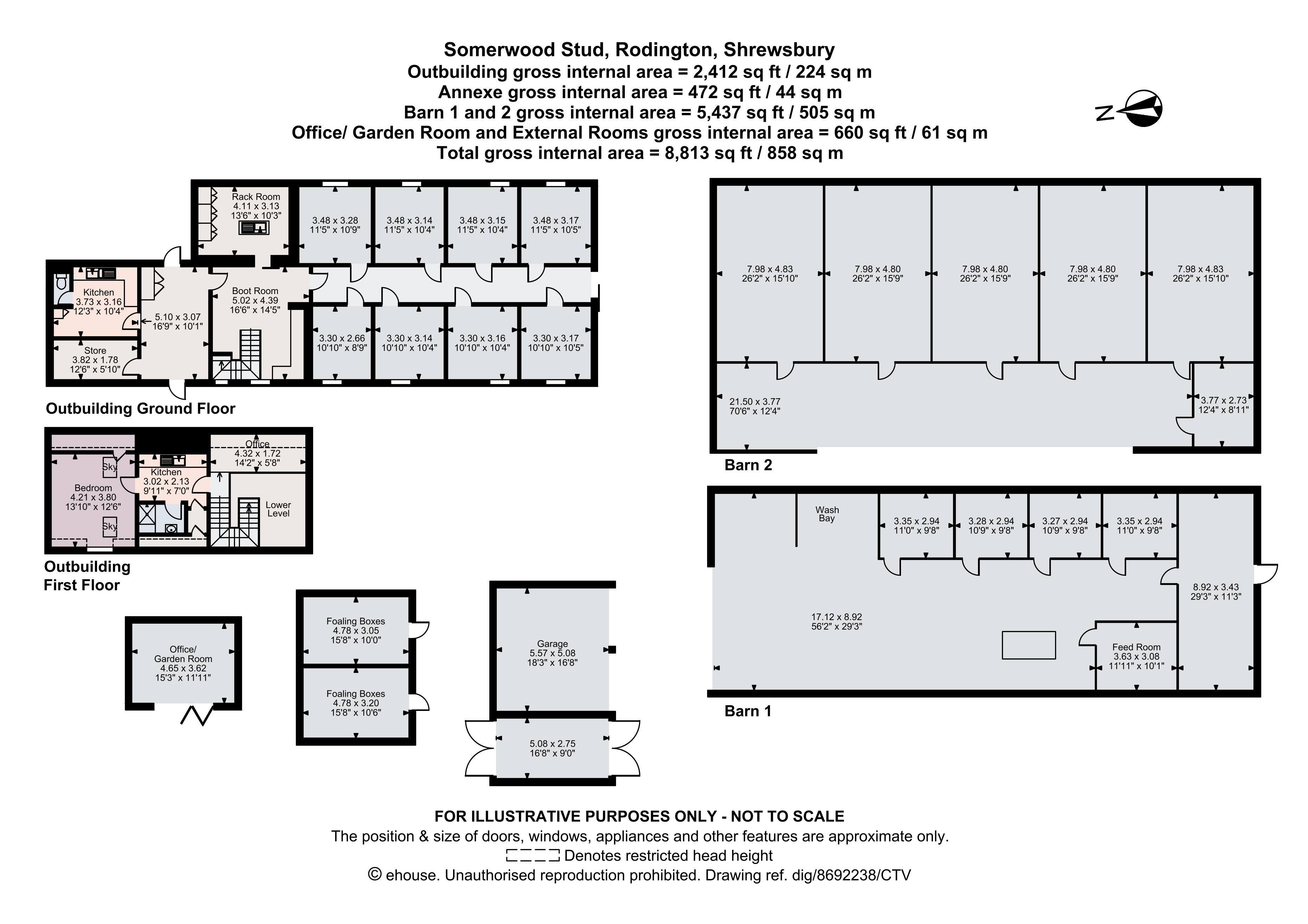 Somerwood Stud,, Rodington, Shropshire floorplan