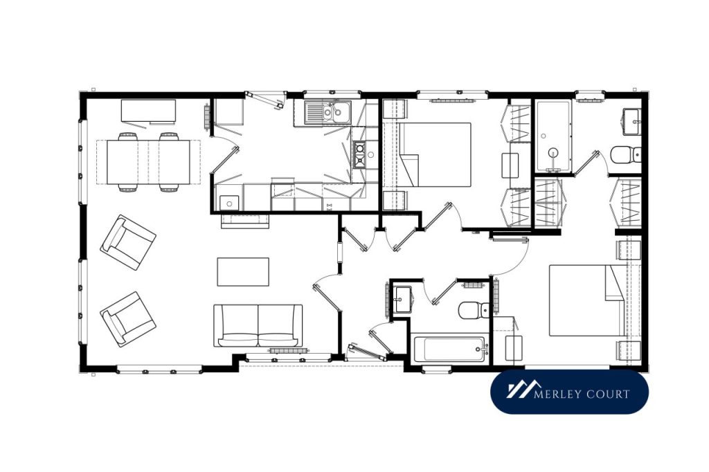 Merley Court Residential Park, Merley House Lane, Wimborne floorplan