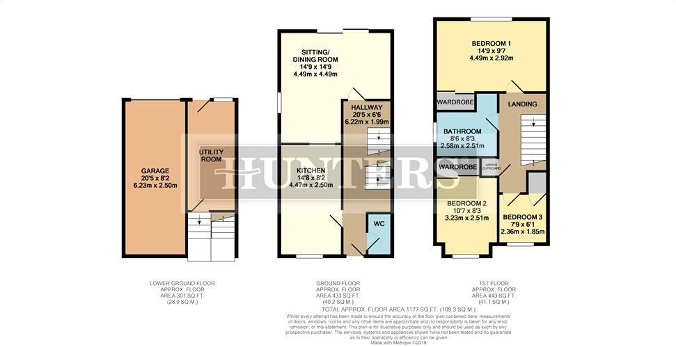 3 Bedrooms End terrace house for sale in Cornwall Road, Harrogate HG1