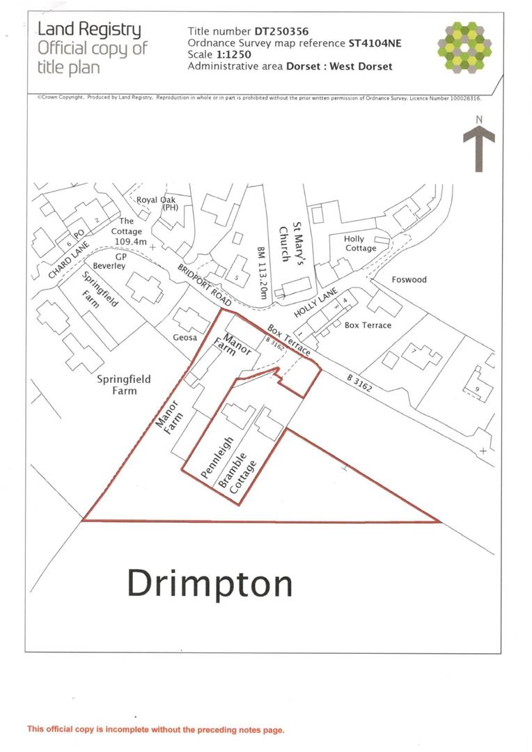 Manor Farmhouse, Bridport Road, Drimpton floorplan