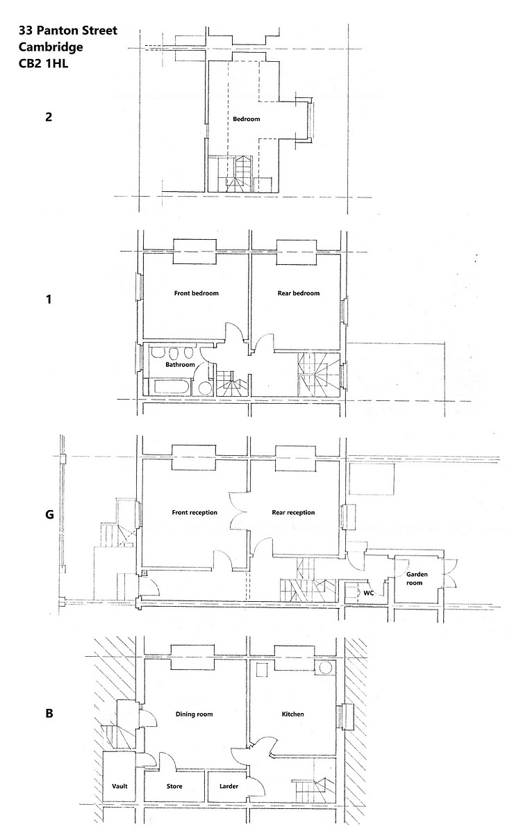 33, Panton Street, Cambridge floorplan