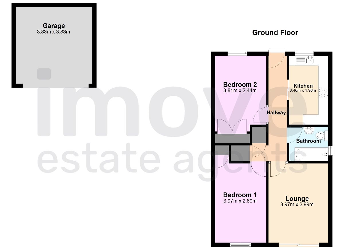 Flat 3, Jubilee Court, Torquay floorplan
