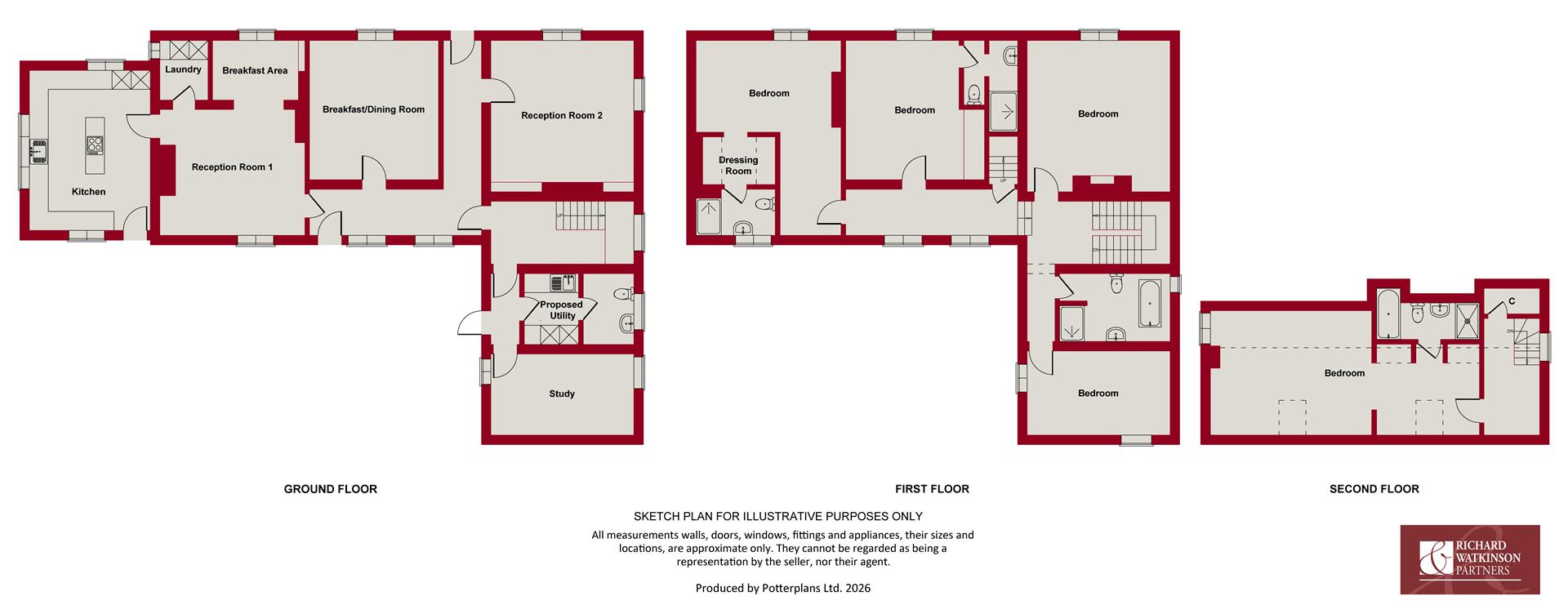 The Limes Farm, Cropwell Road, Langar floorplan