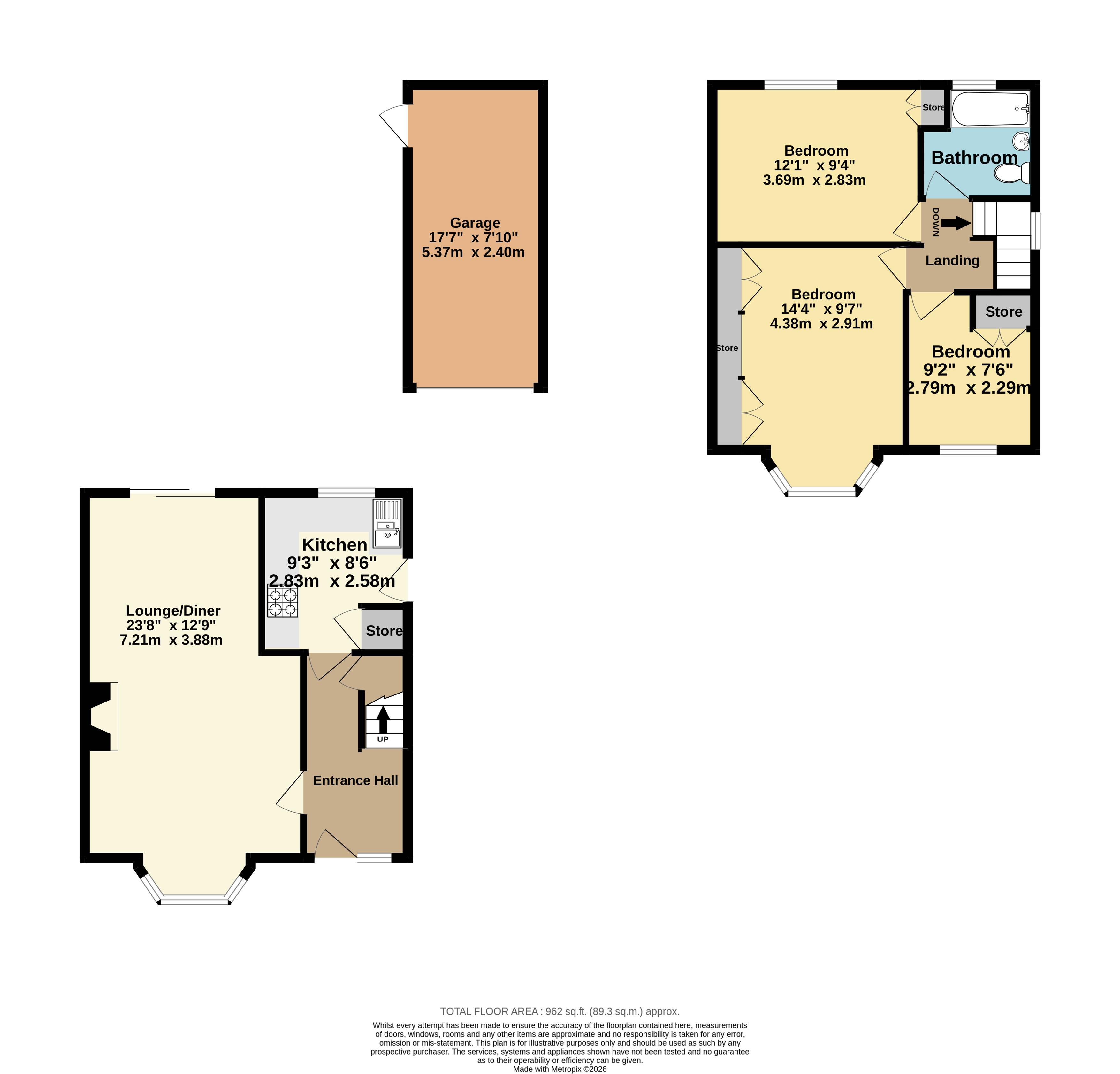 12, Edgar Close, Kent floorplan
