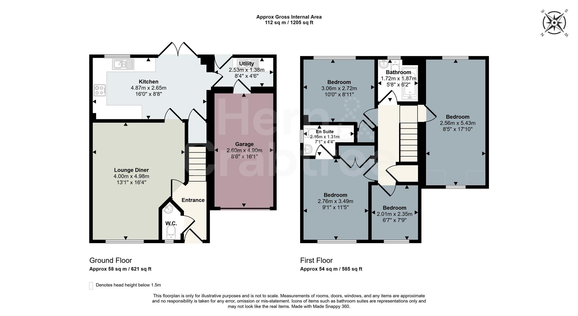 Treseder Way, Cardiff floorplan