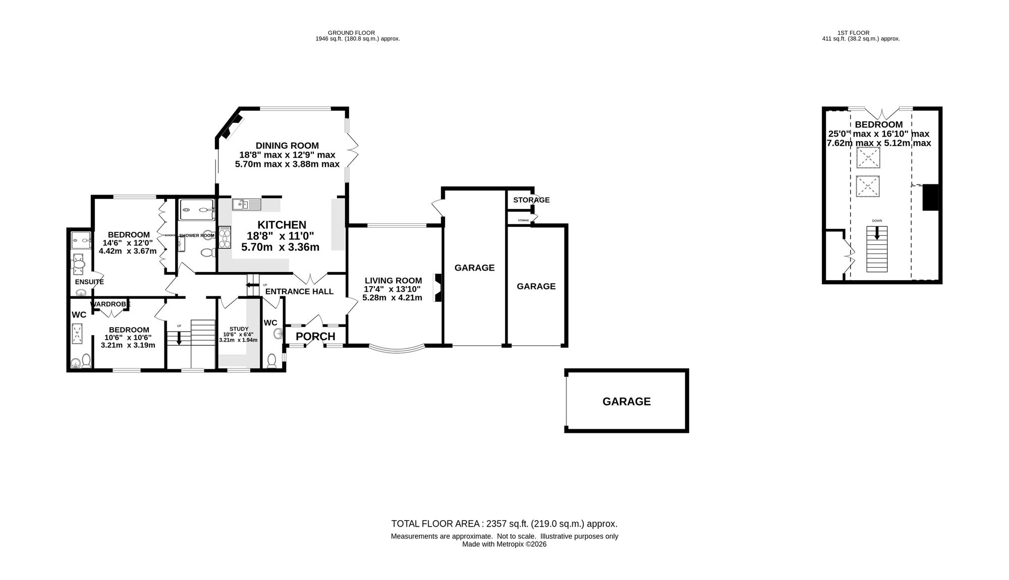 2 Brocklehurst Drive, Macclesfield floorplan
