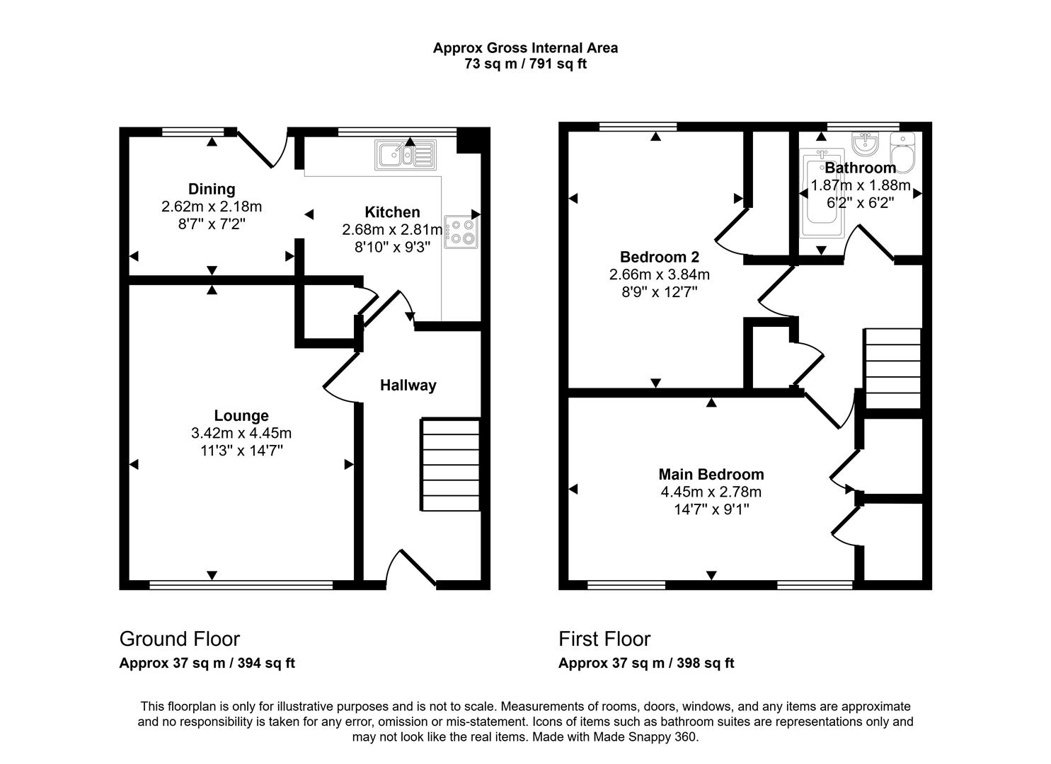 164, Lea Rig, Lanark floorplan
