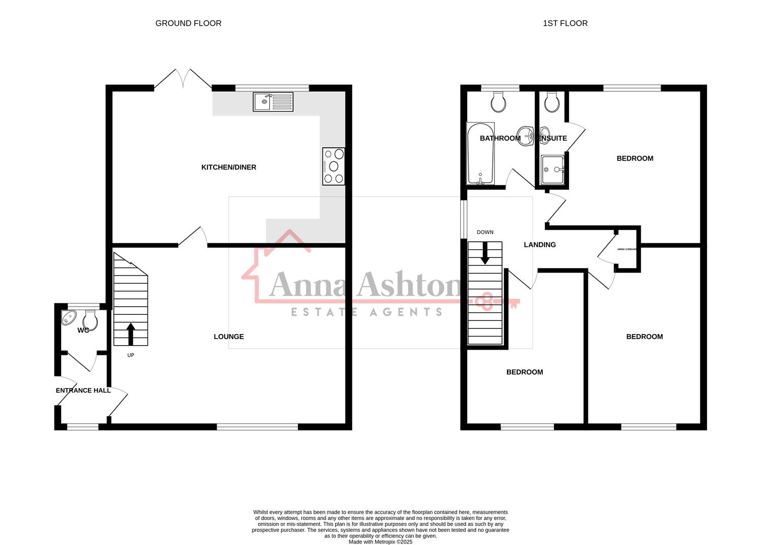 1, Lauderdale Road, Ammanford floorplan