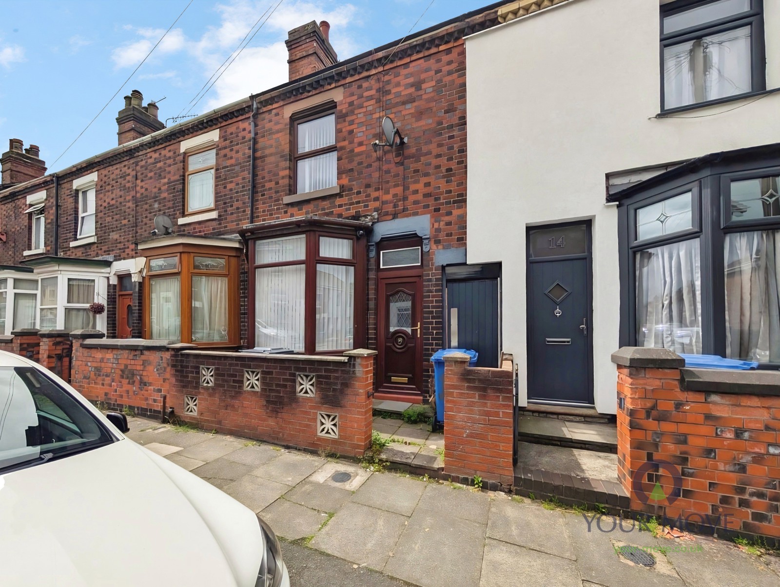 3-bed terraced on Argyll Road, Dresden, Stoke On Trent, Staffordshire ST3, £130,000