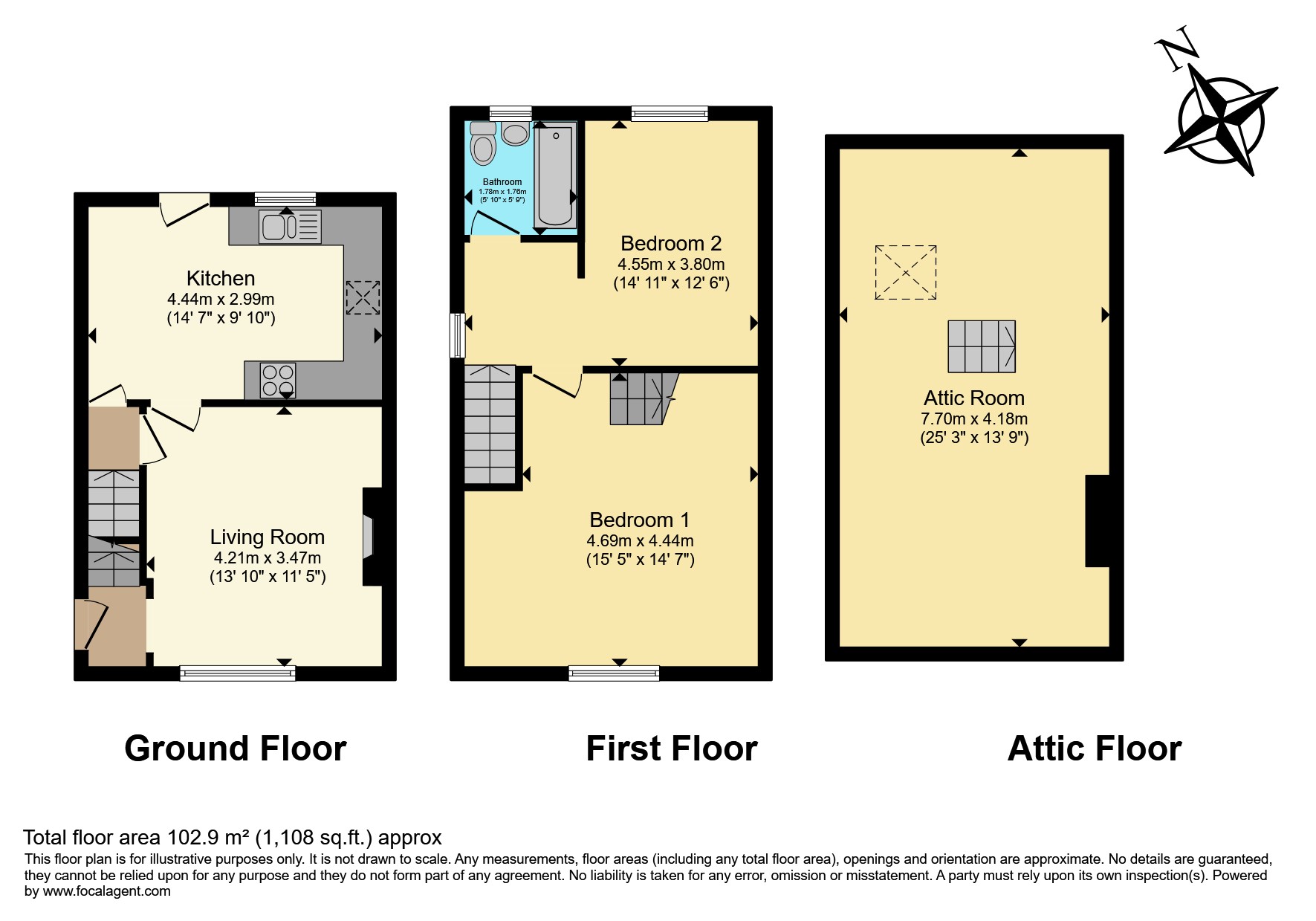 5, Royds Avenue, Huddersfield floorplan
