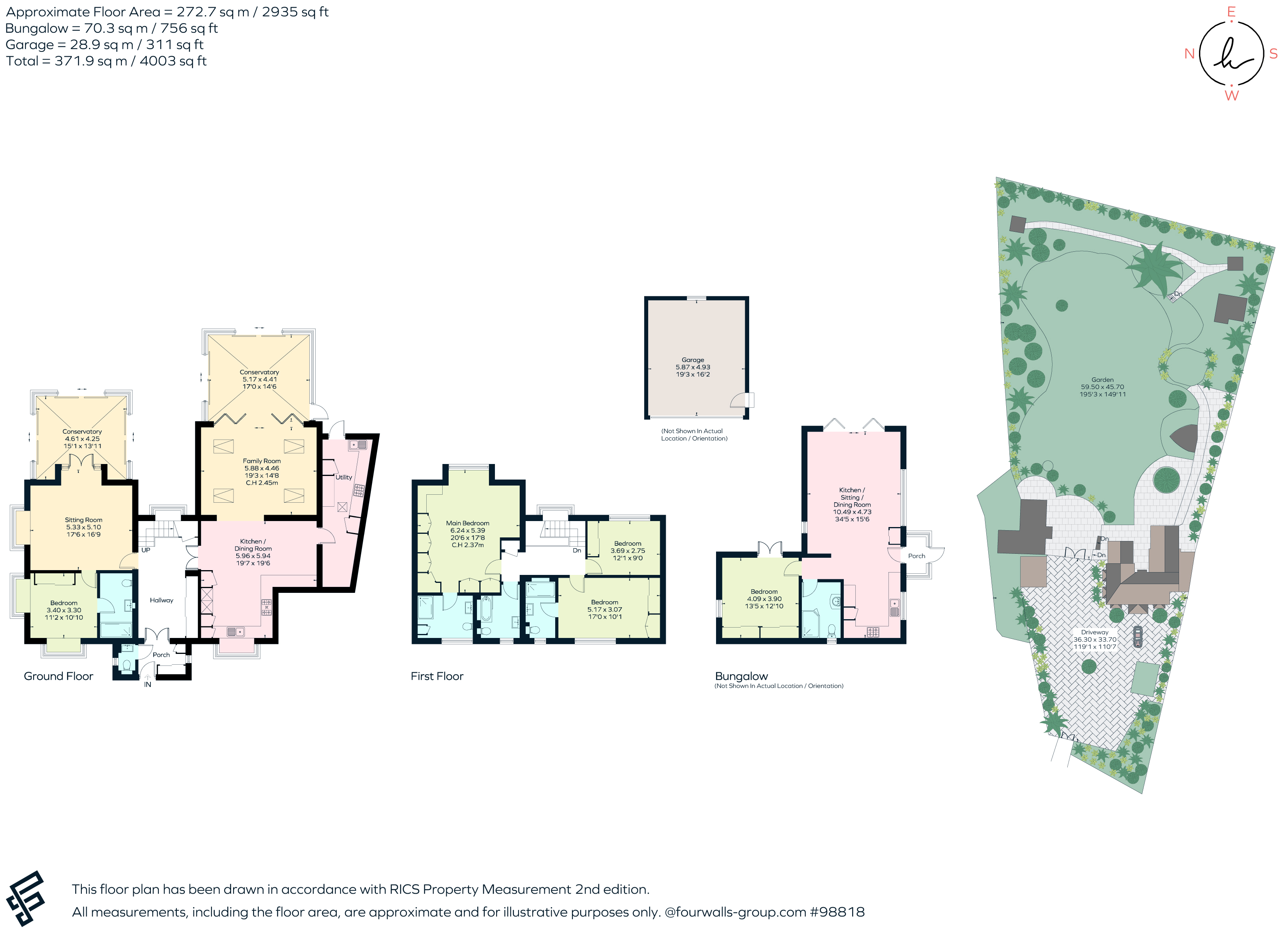 Furze Cottage, Heathbourne Road, Bushey floorplan