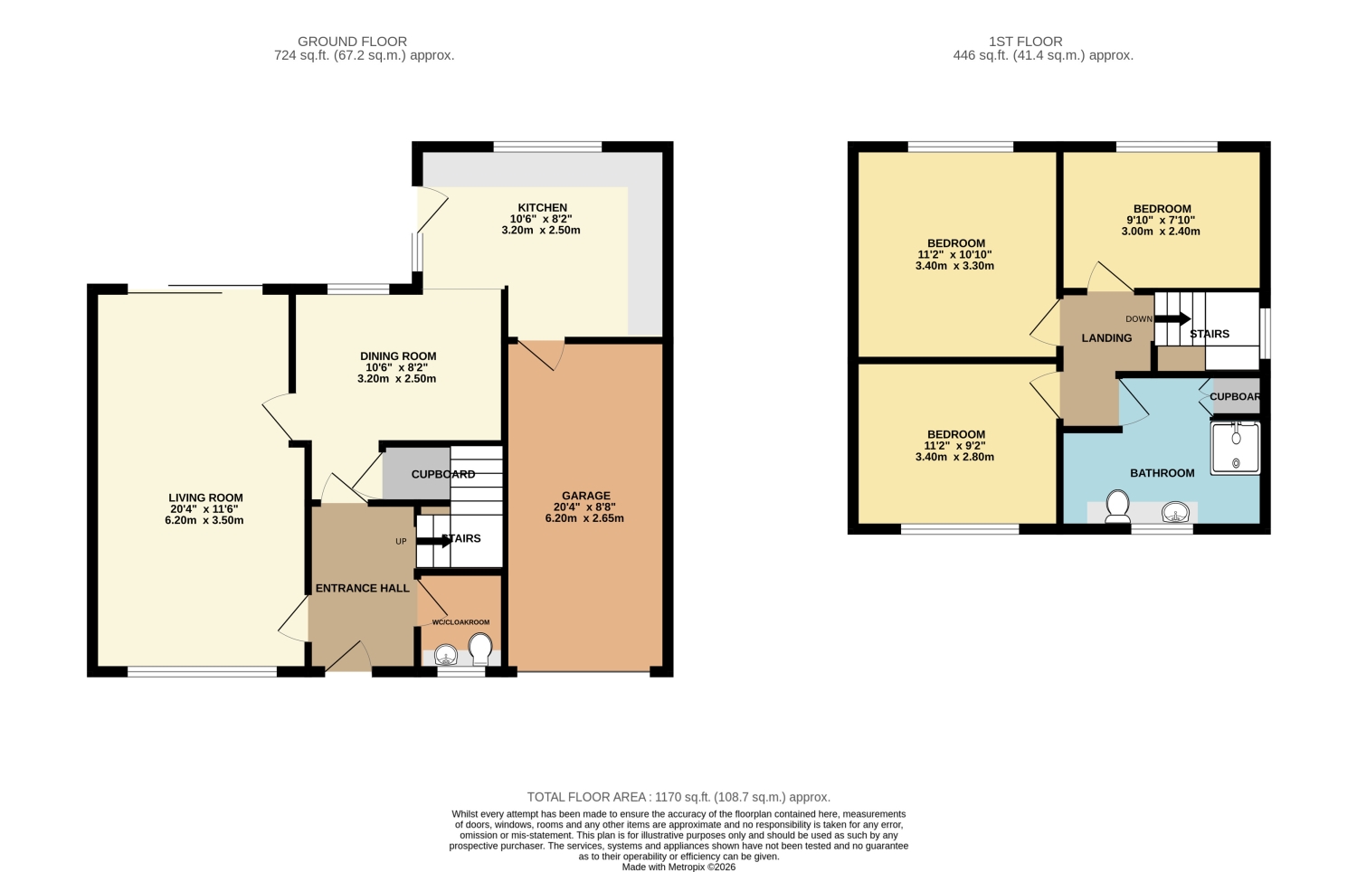 2, Westbank Close, Dronfield floorplan