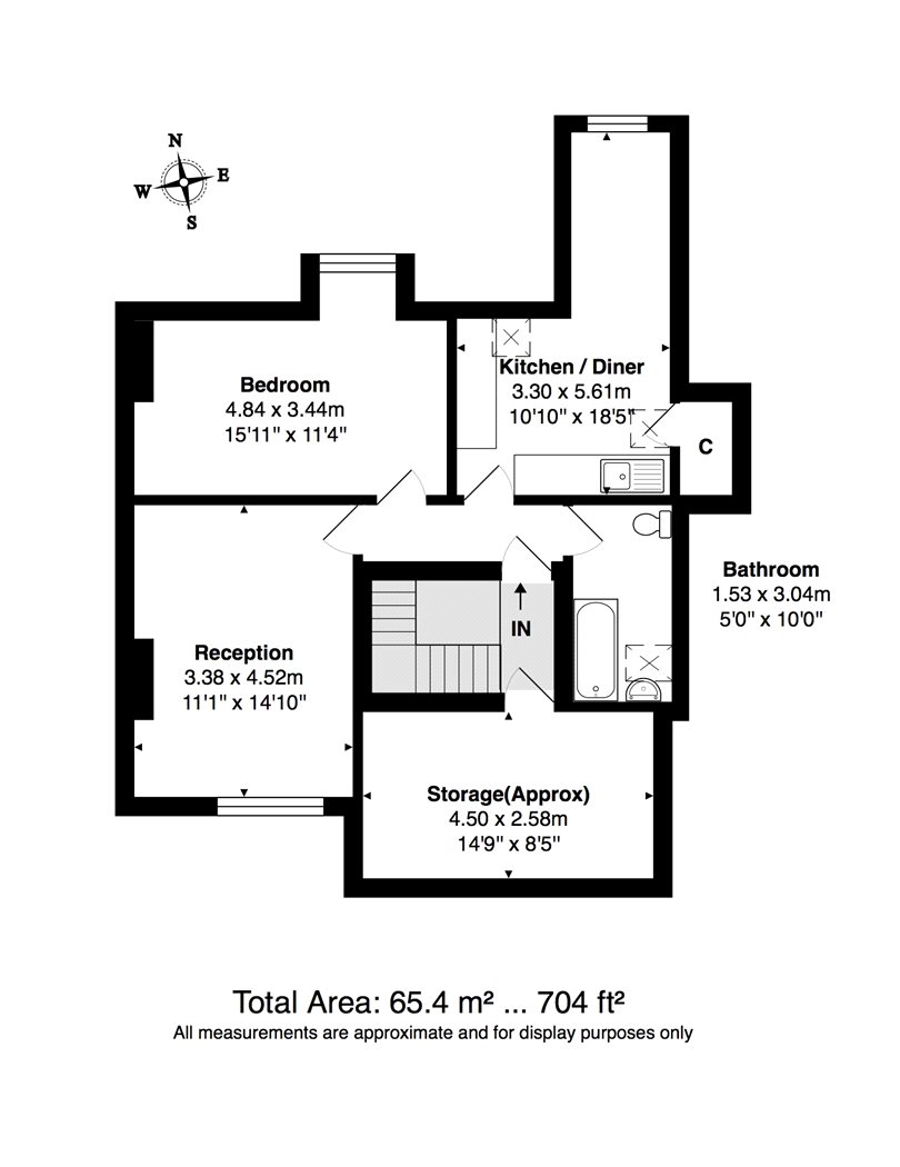 1 Bedrooms Flat to rent in Teignmouth Road, London NW2