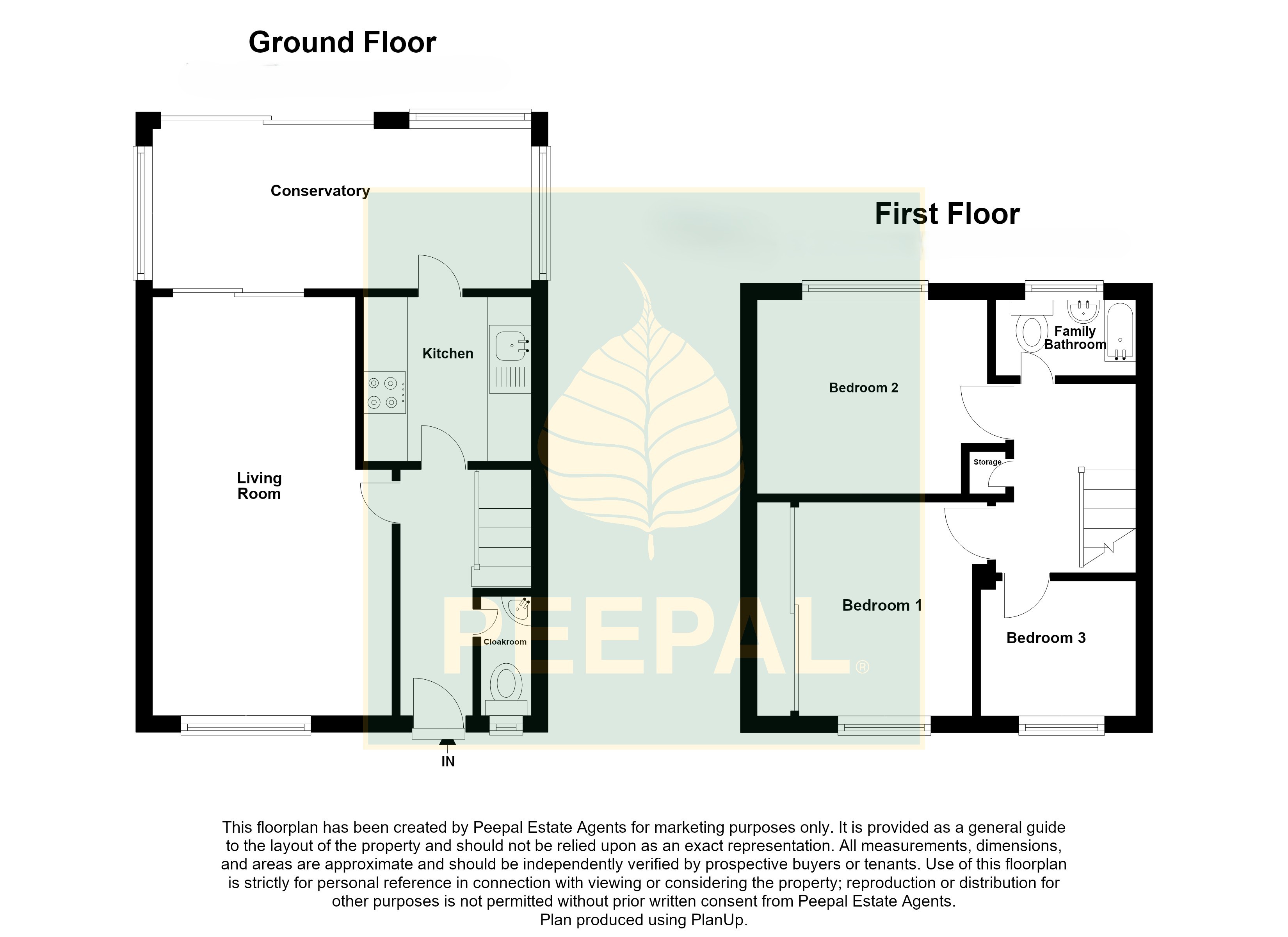 56, Water Lane, Farnborough floorplan