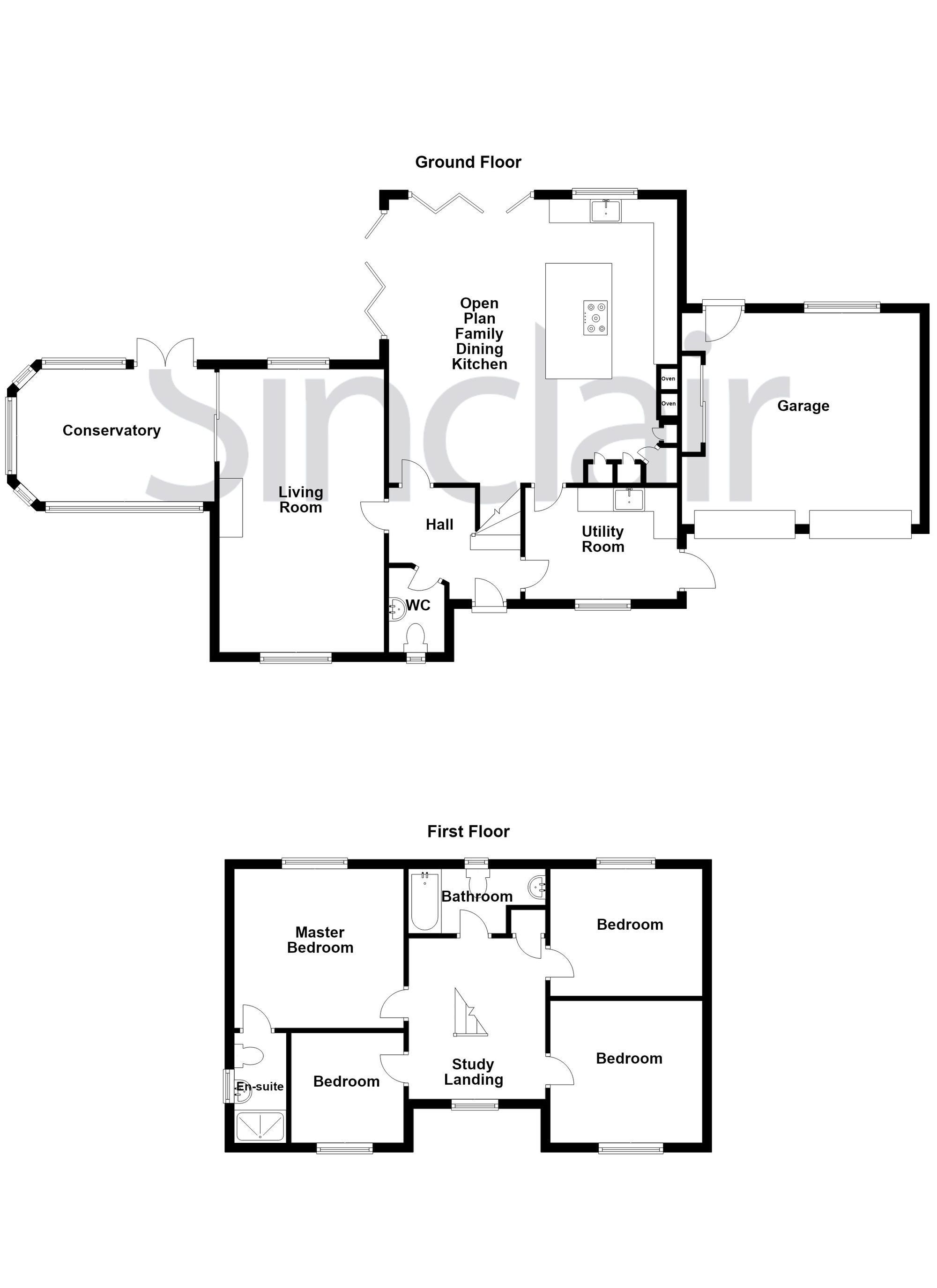 1 Preston Close, Loughborough floorplan