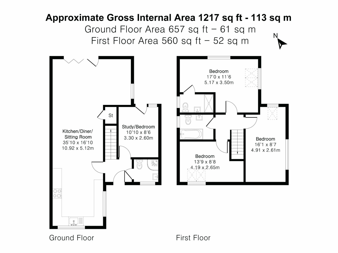 30, York Avenue, Oxford floorplan