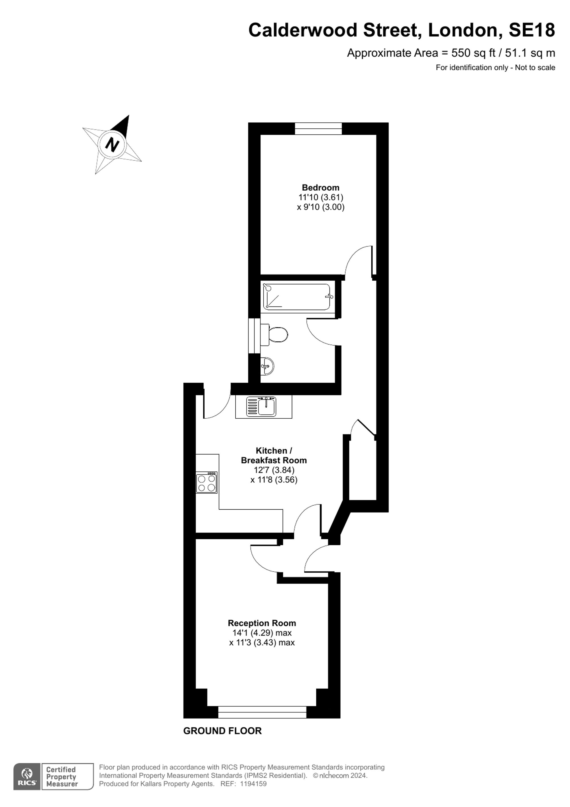 4a Calderwood Street, London floorplan