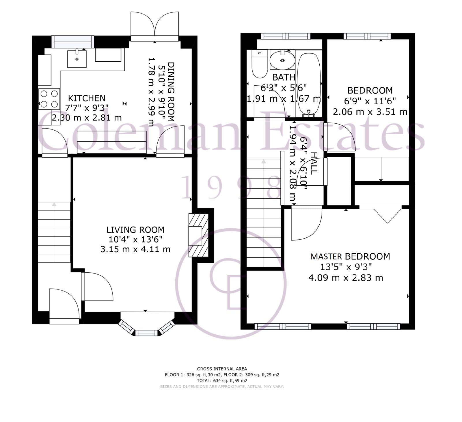 The Brambles, The Rock, Telford, Shropshire TF3, 2 bedroom semi