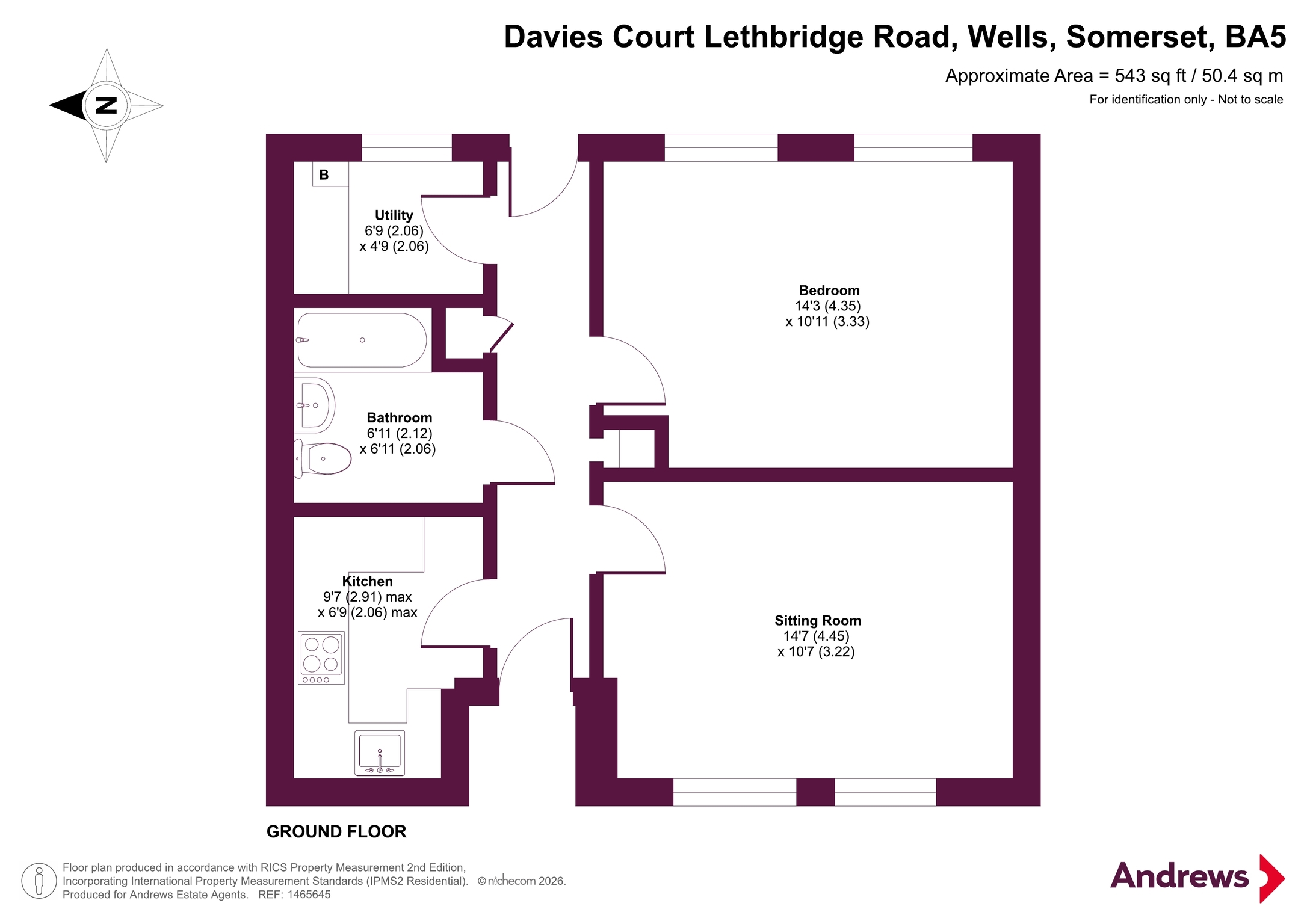 15, Davies Court, Somerset floorplan