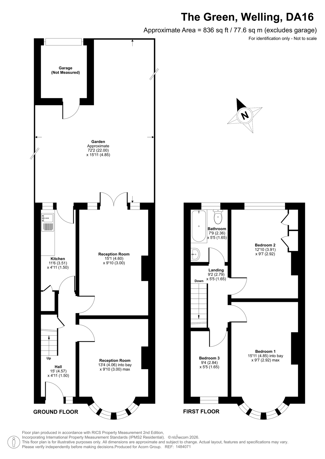 12, The Green, Welling floorplan