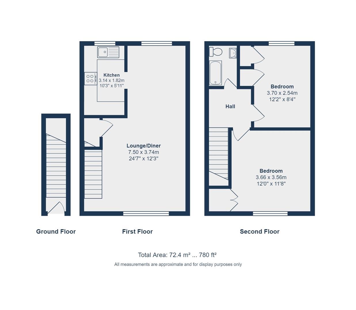 Burnt Ash Road, Lee, London SE12, 2 bedroom for sale