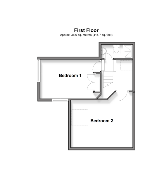 Granville Rise, Totland Bay floorplan