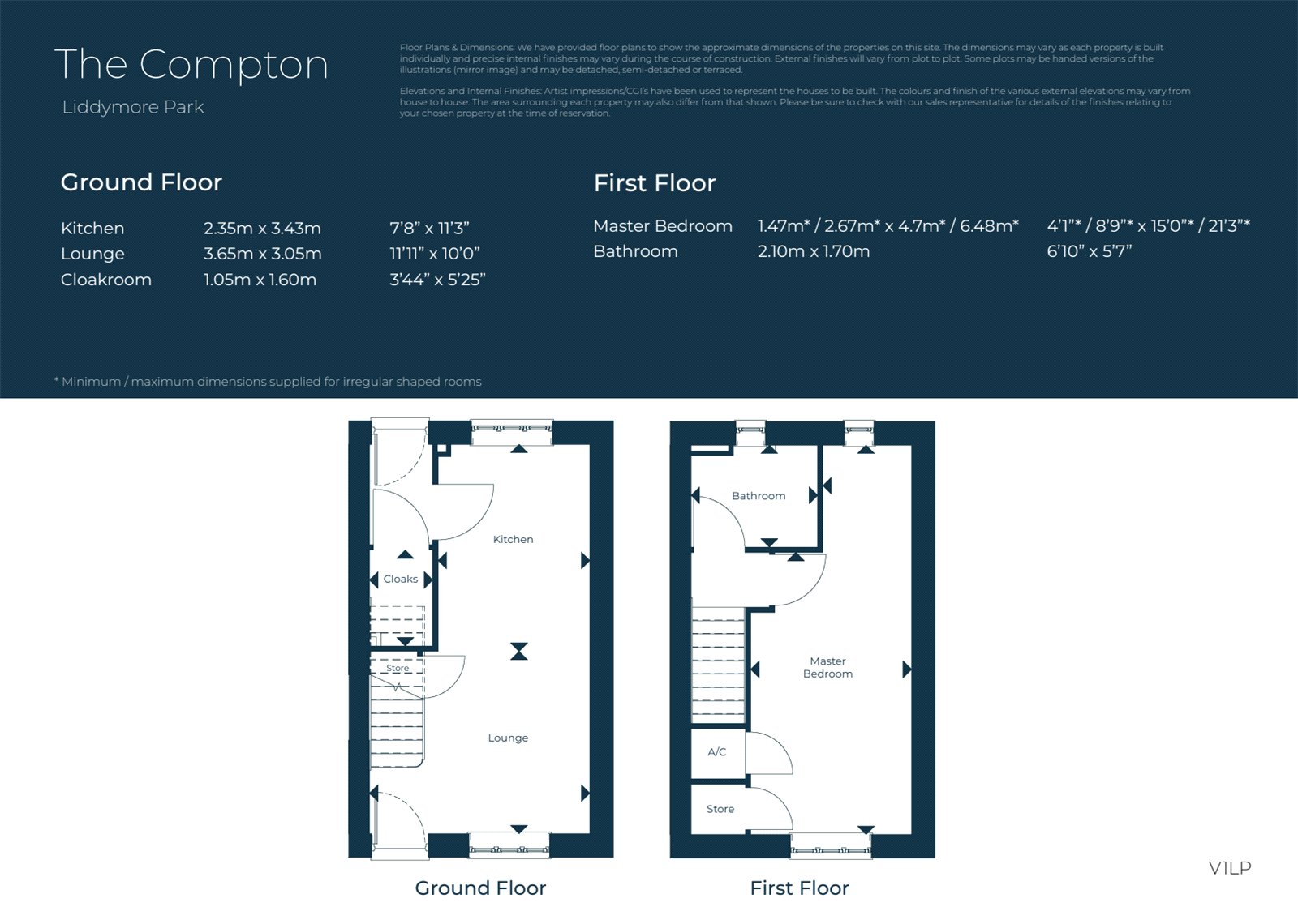 Plot 219 Liddymore Park,, Plot 219 The Compton, Liddymore Park, Watchet floorplan