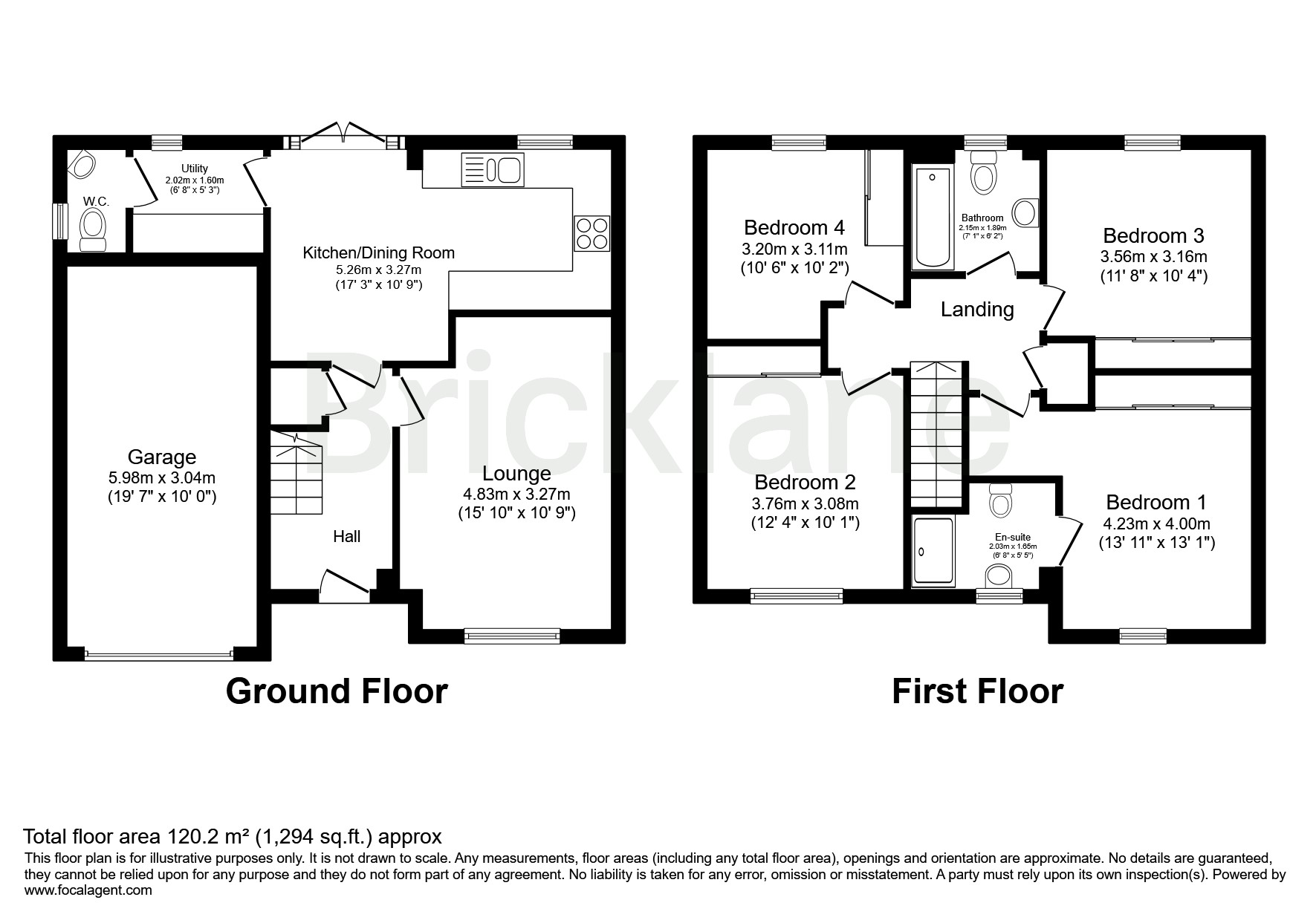 11, Quince Close, PETERBOROUGH floorplan