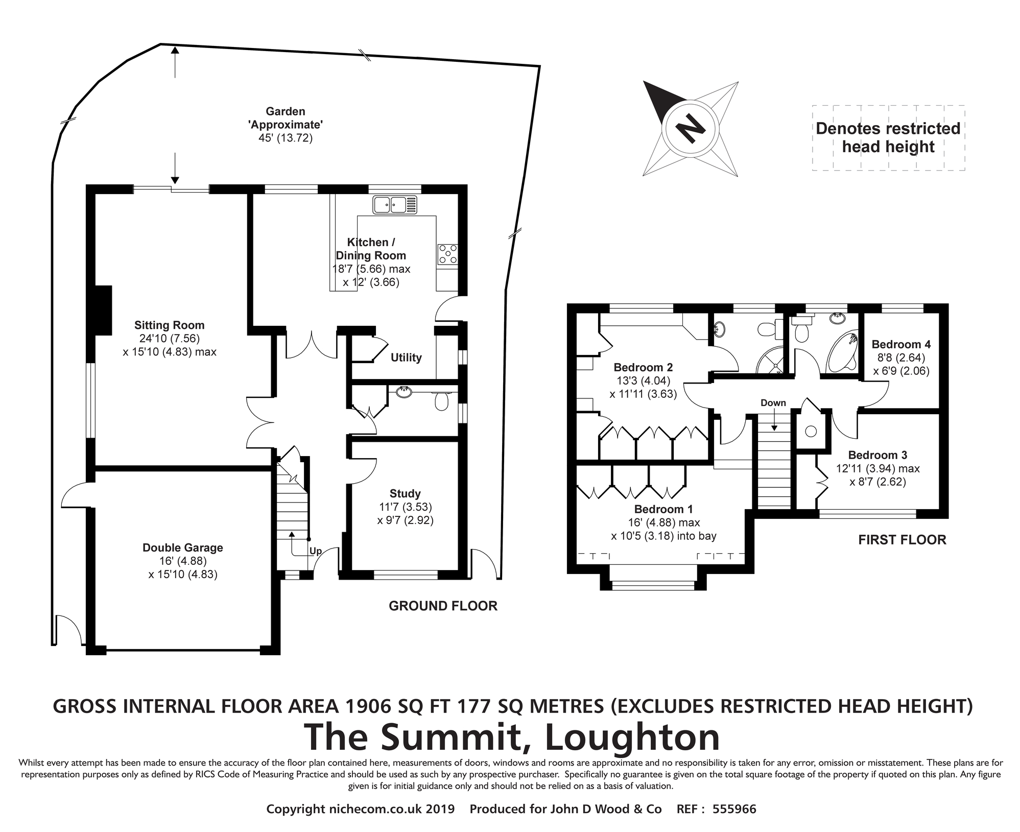 1, Loughton floorplan