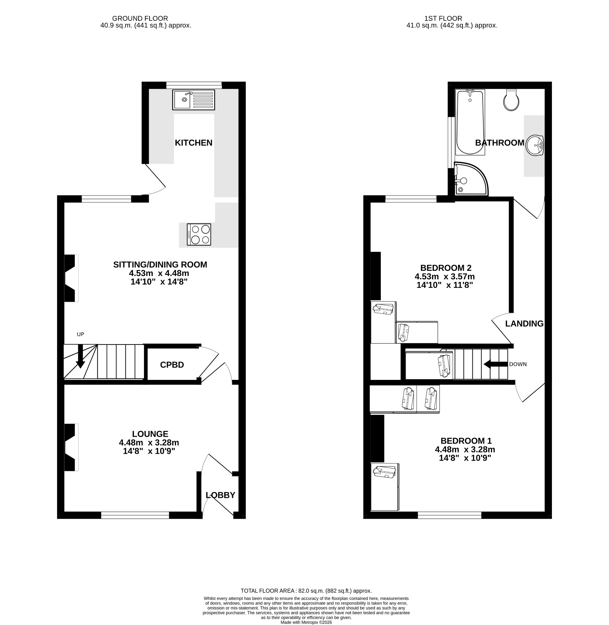 24 Hugh Lupus Street, Bolton, Lancashire floorplan