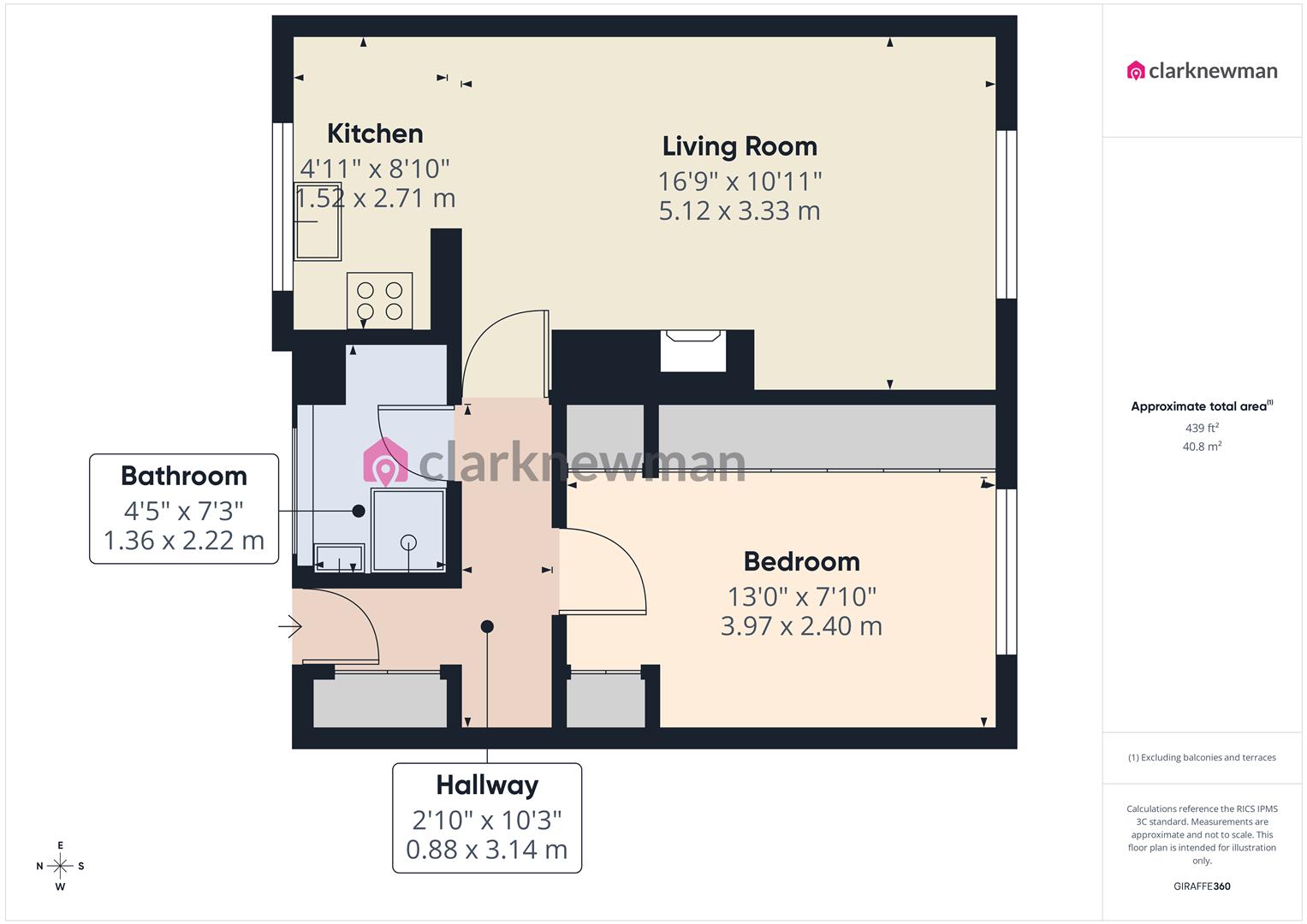 51, The Lawn, Harlow floorplan