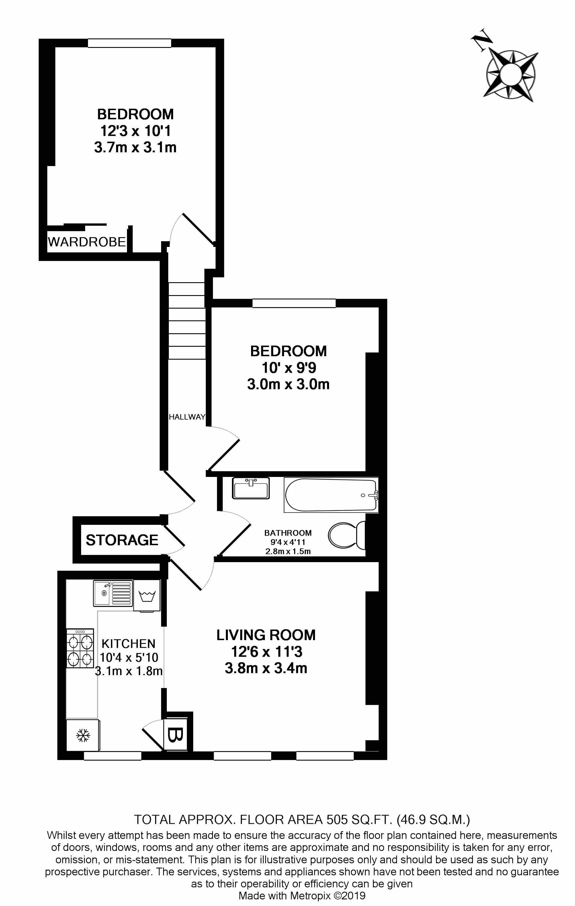 2 Bedrooms Flat to rent in Harrow Road, Westbourne Park/Maida Hill, London W9