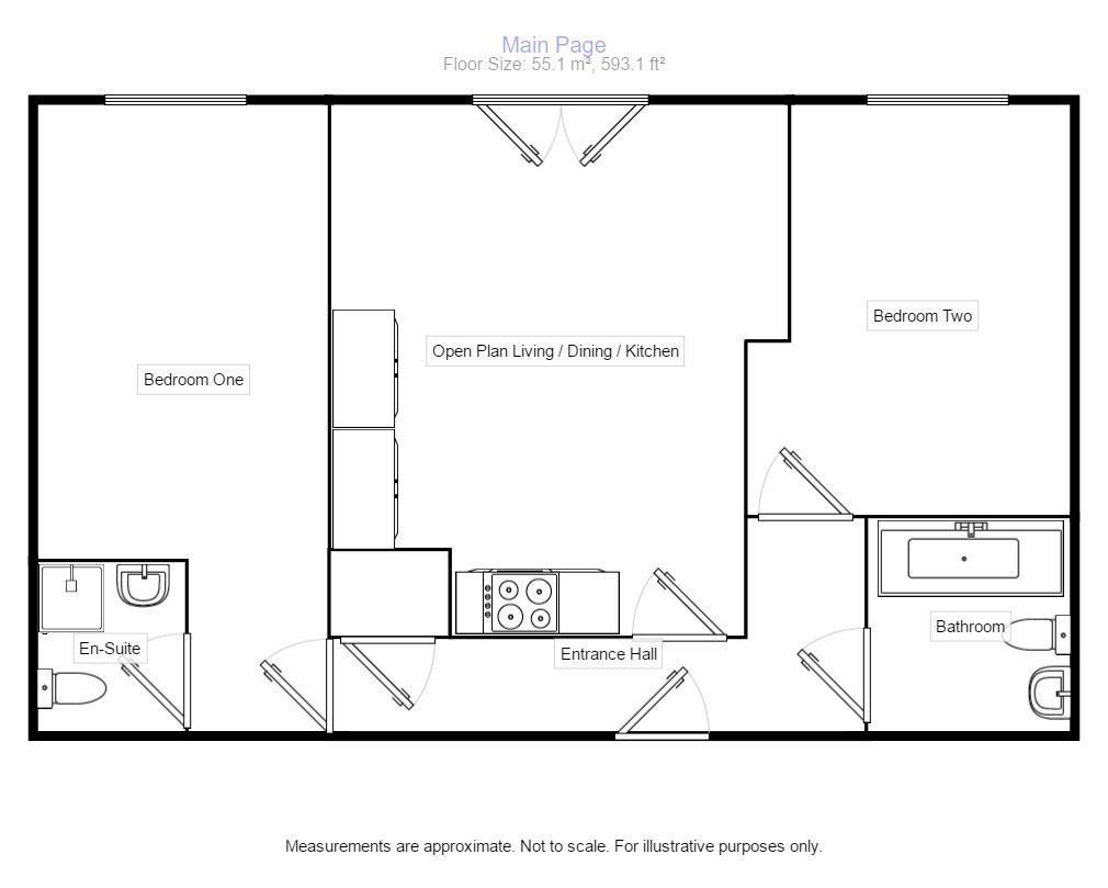 2 Bedrooms Flat for sale in Woden Street, Salford M5