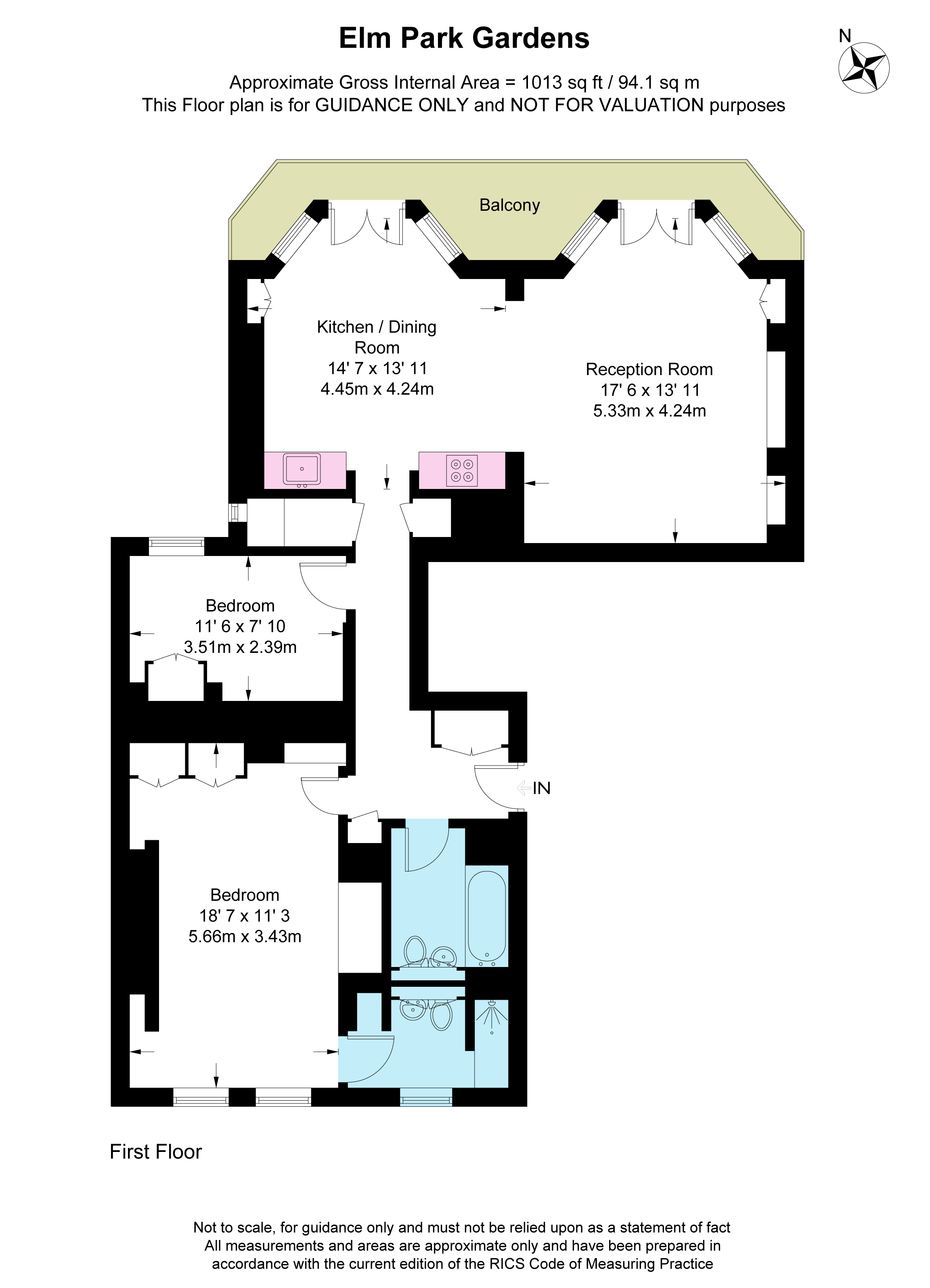 2 Bedrooms Flat to rent in Elm Park Gardens, London SW10