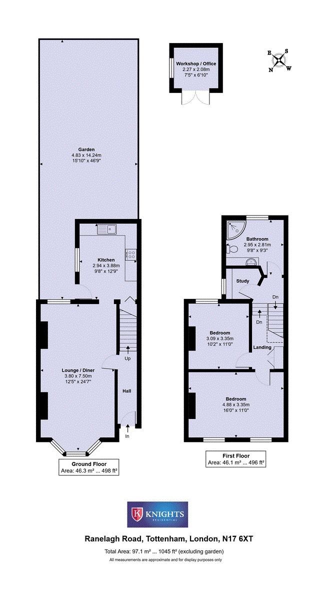 84E, Ranelagh Road, Tottenham - Seven Sisters floorplan